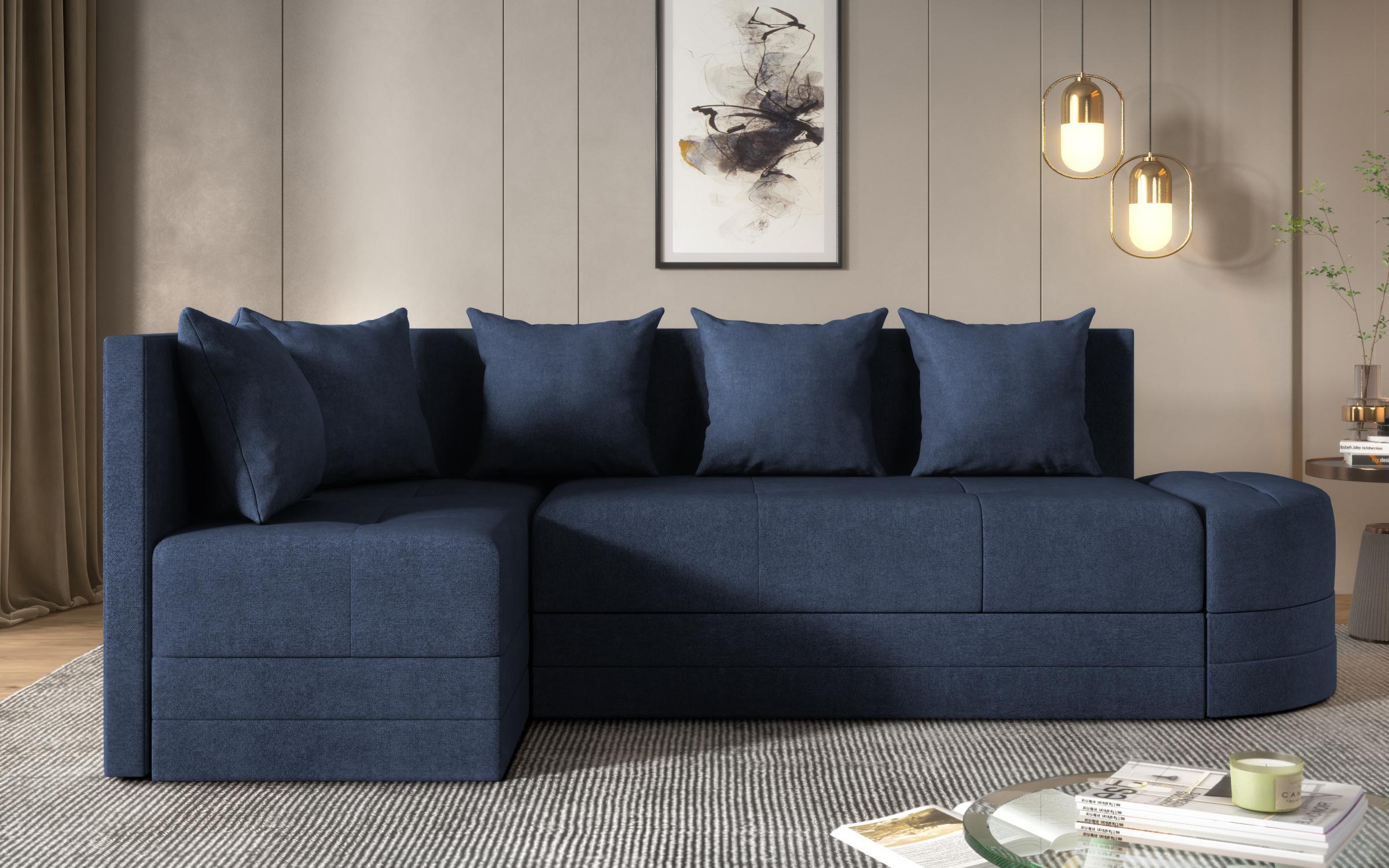 Extendable sofa Reilly, blue  1