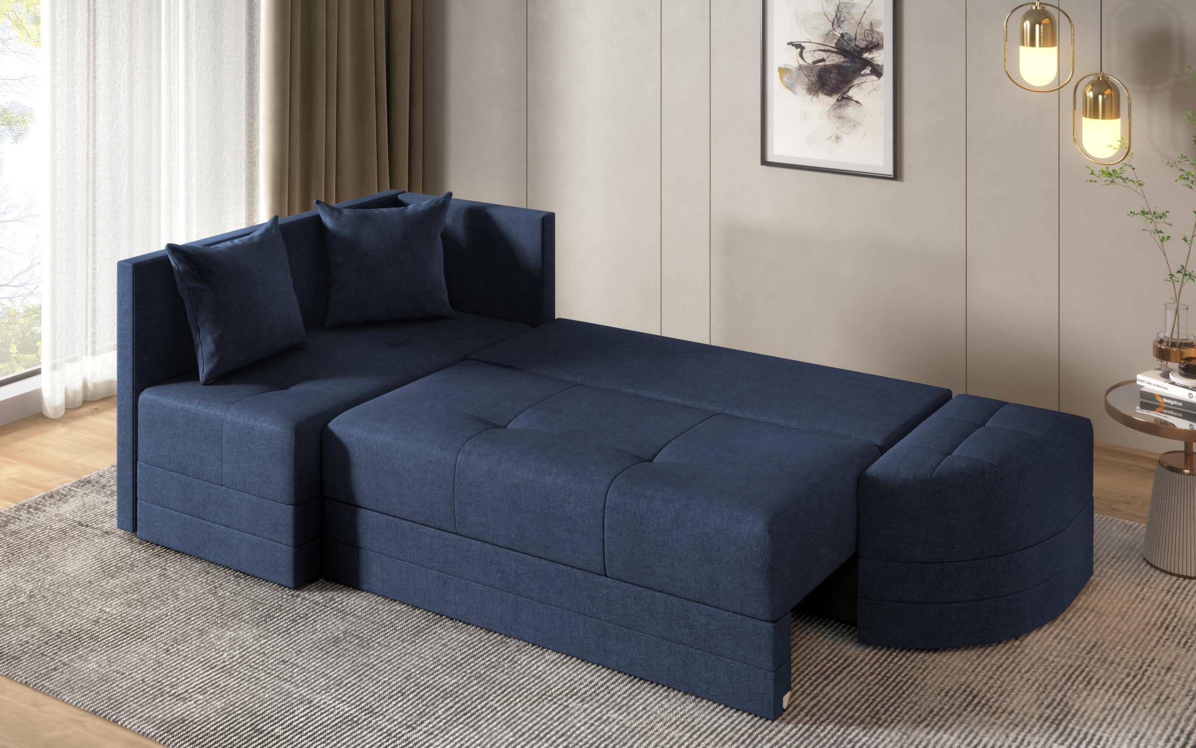 Extendable sofa Reilly, blue  8