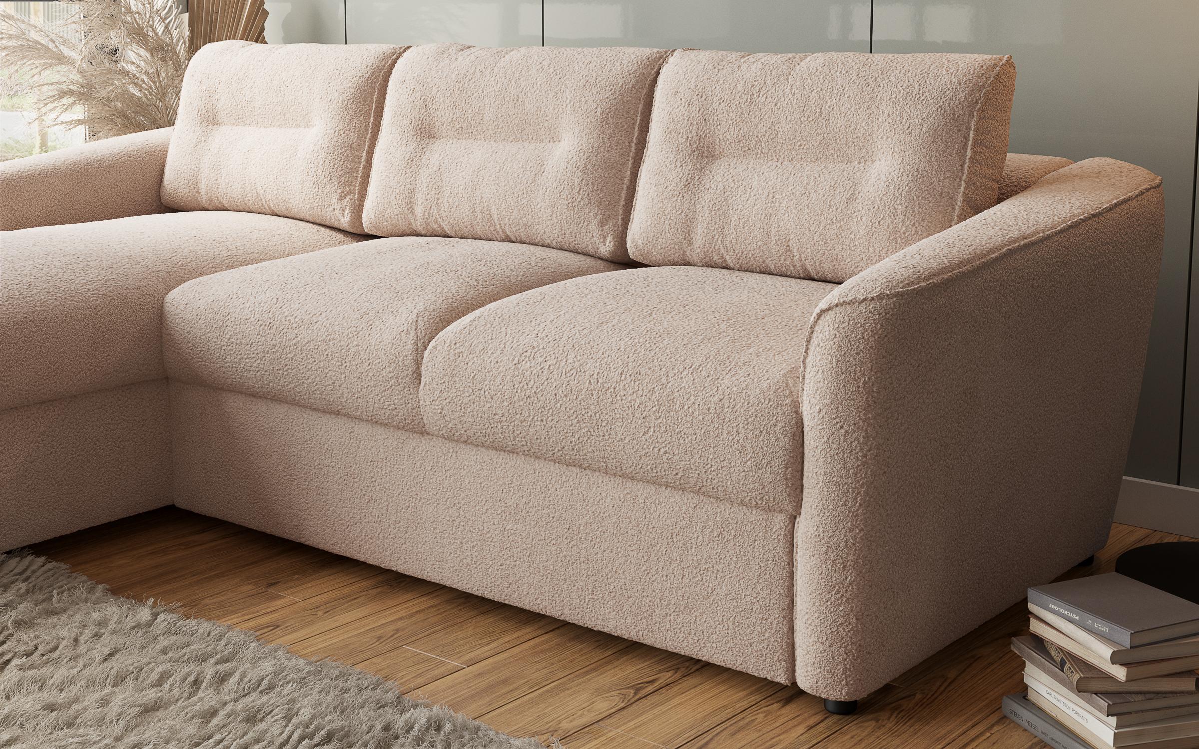 Extendable corner sofa Dorian, light beige  5