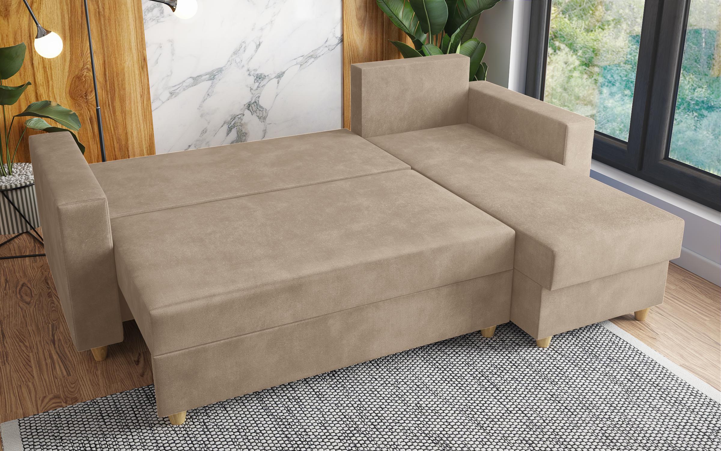 Extendable corner sofa Fabiola, beige  8
