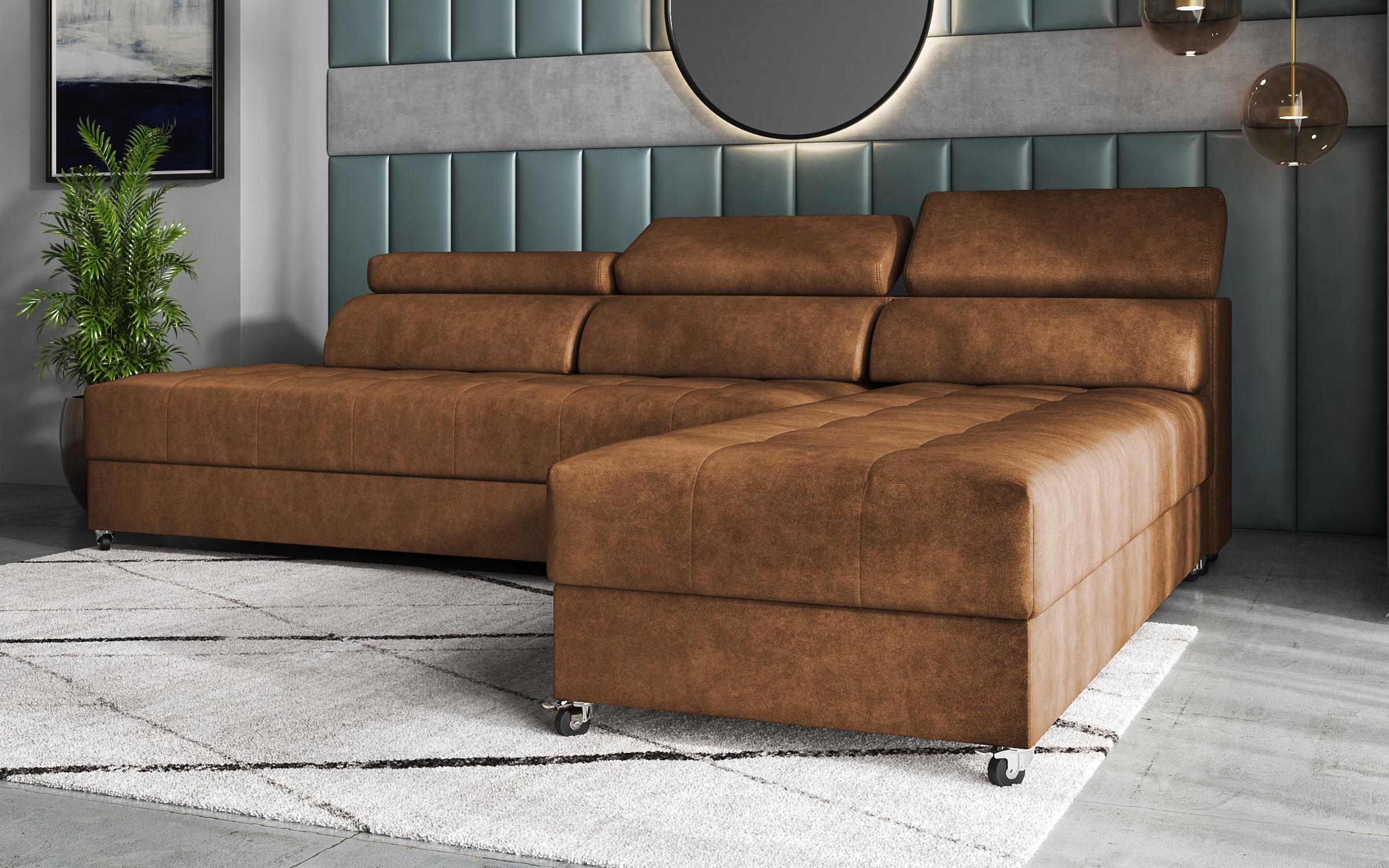 Living room corner Galance Nova, orange  4