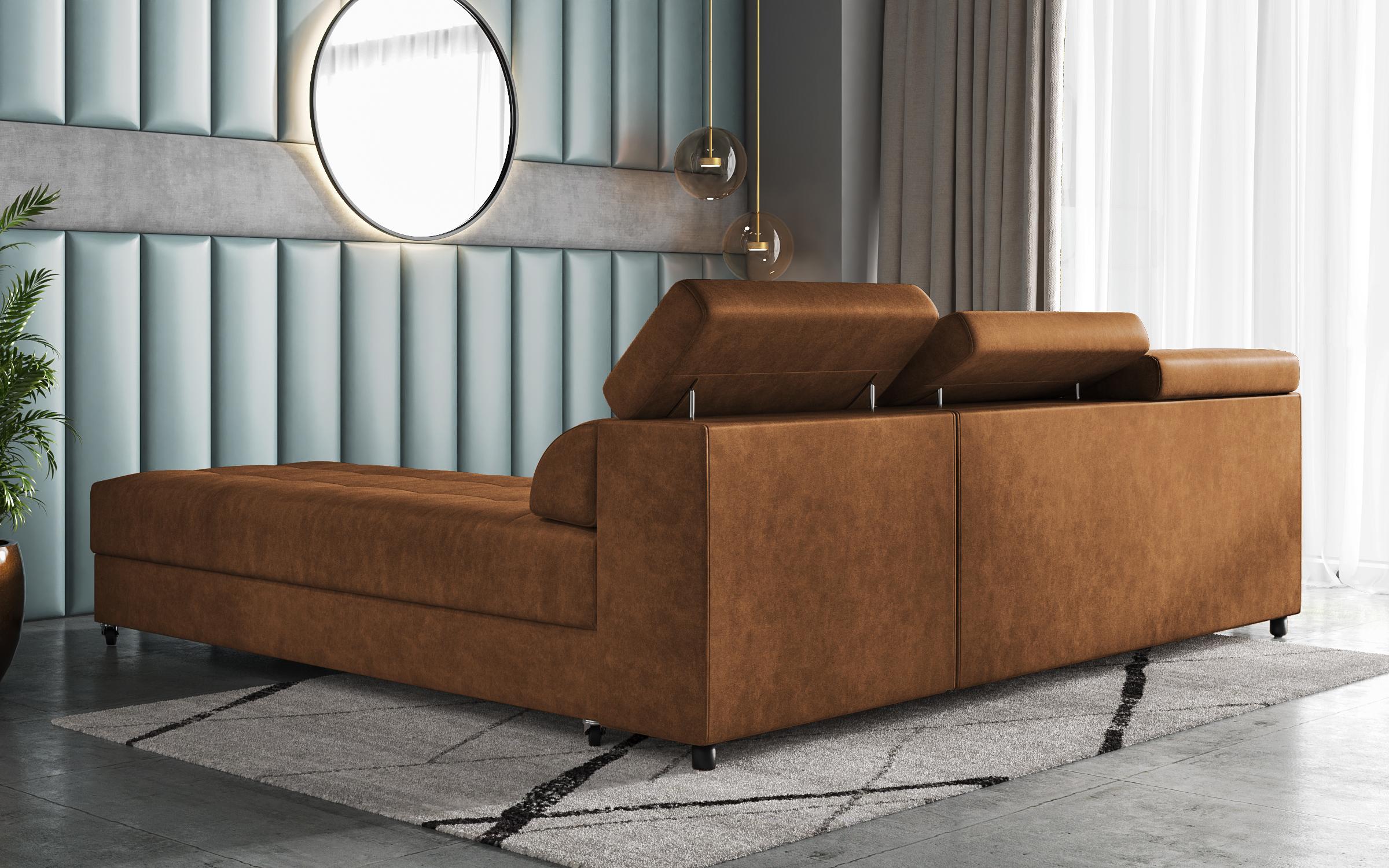 Living room corner Galance Nova, orange  6