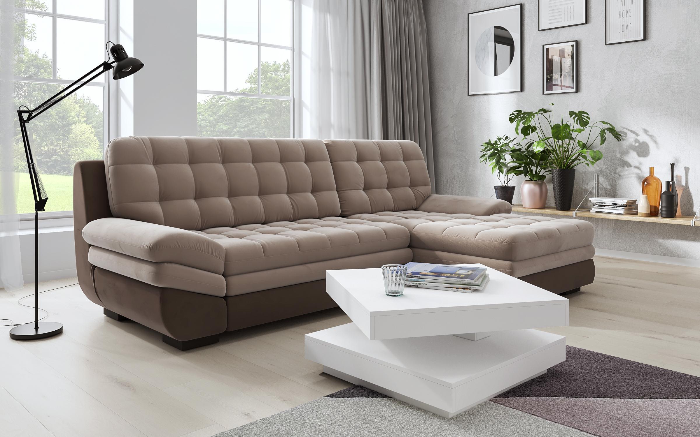 Extendable corner sofa Hazart, beige  3