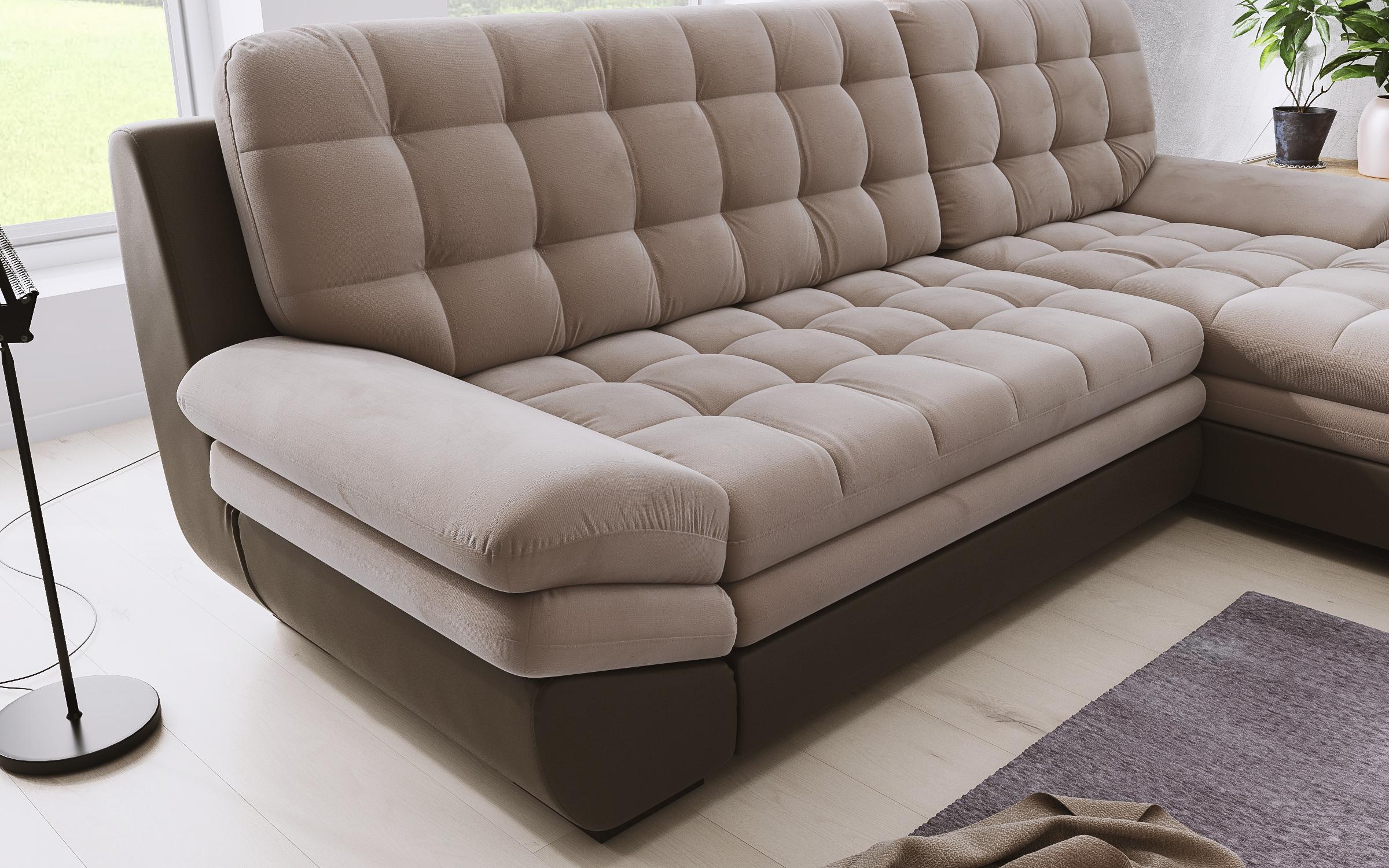 Extendable corner sofa Hazart, beige  6