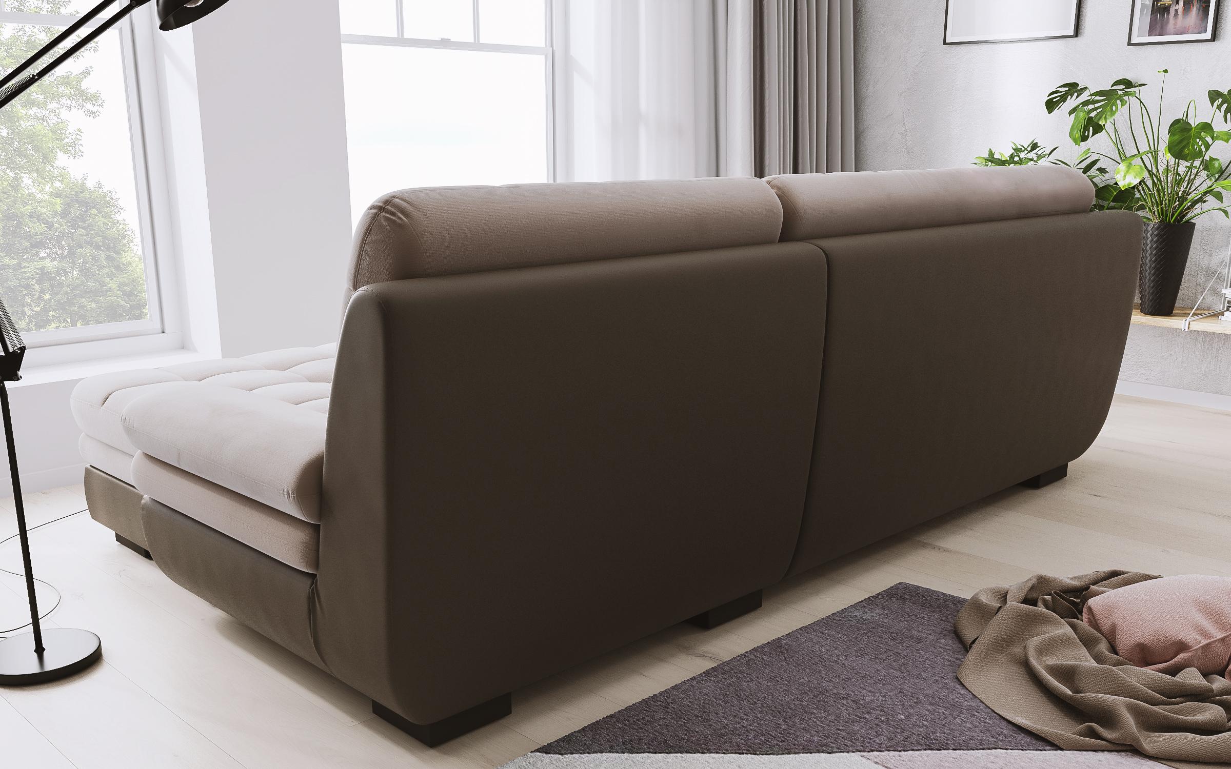 Extendable corner sofa Hazart, beige  8