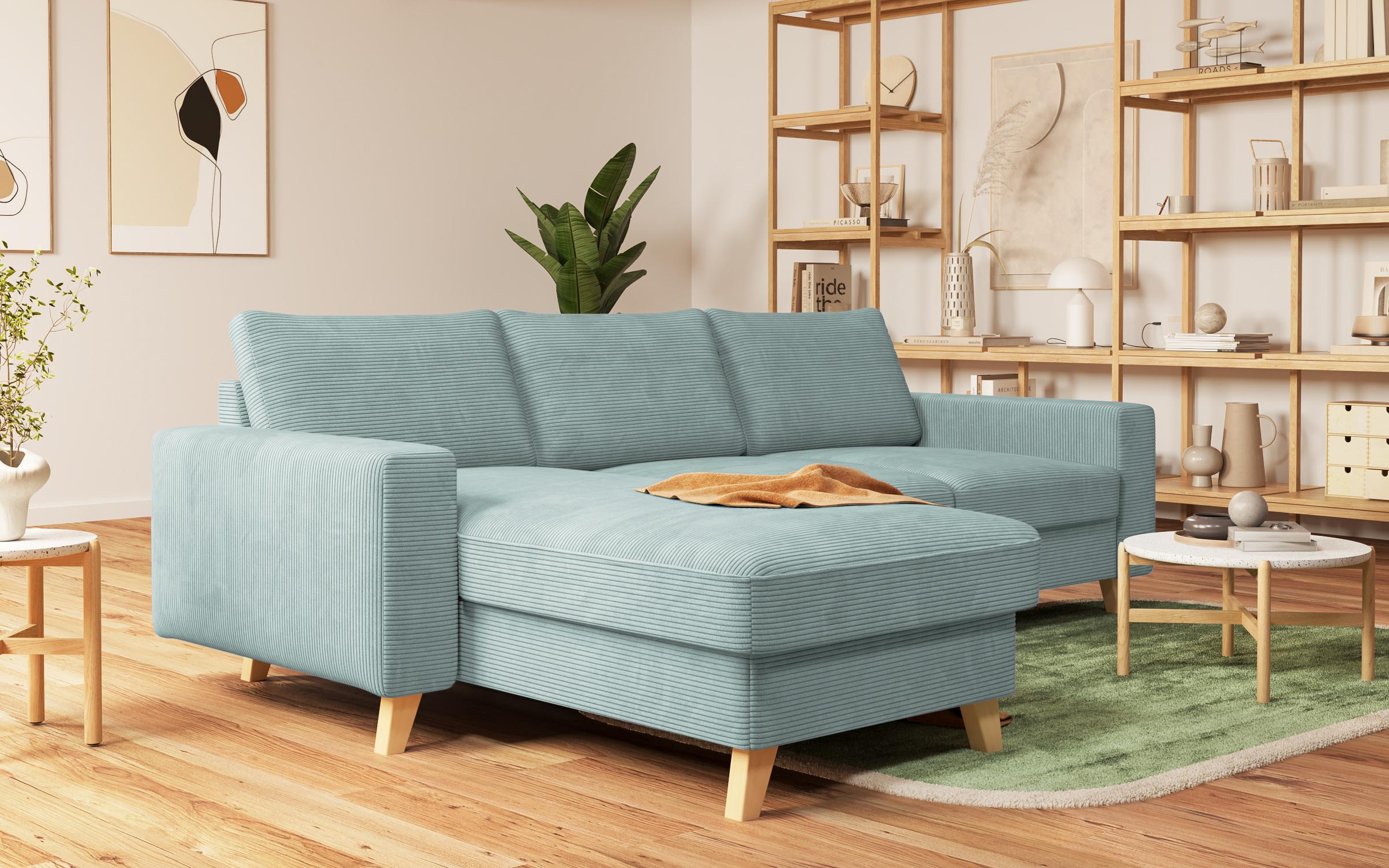 Extendable corner sofa Marden, mint  4