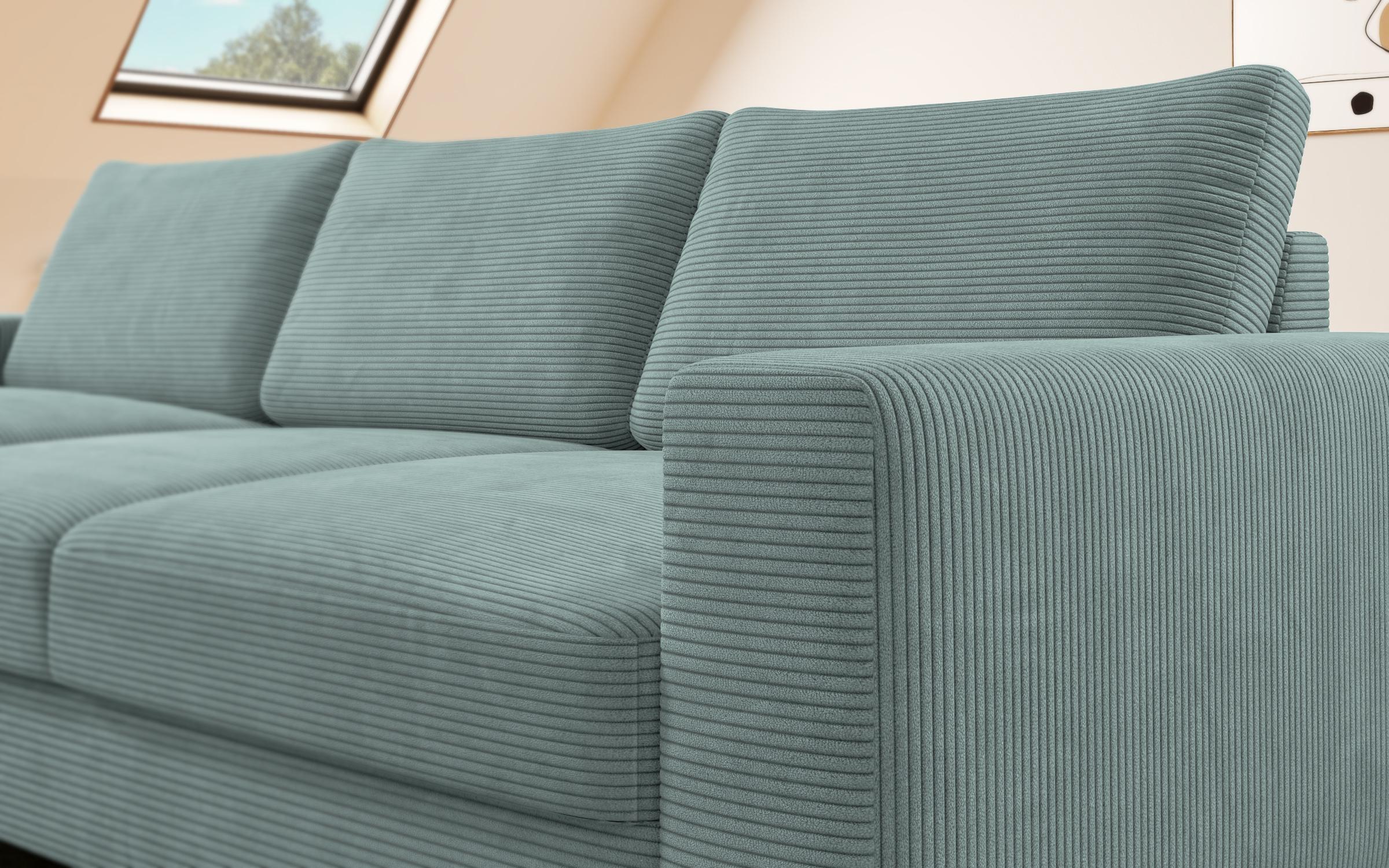 Extendable corner sofa Marden, mint  5