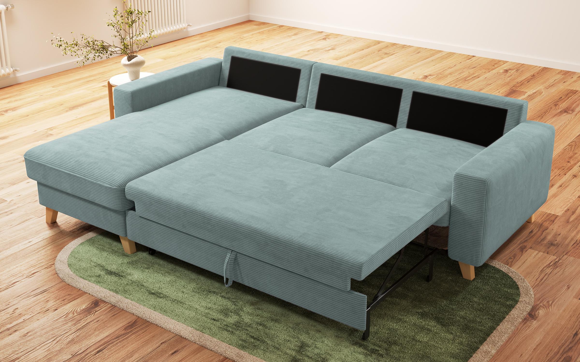 Extendable corner sofa Marden, mint  9