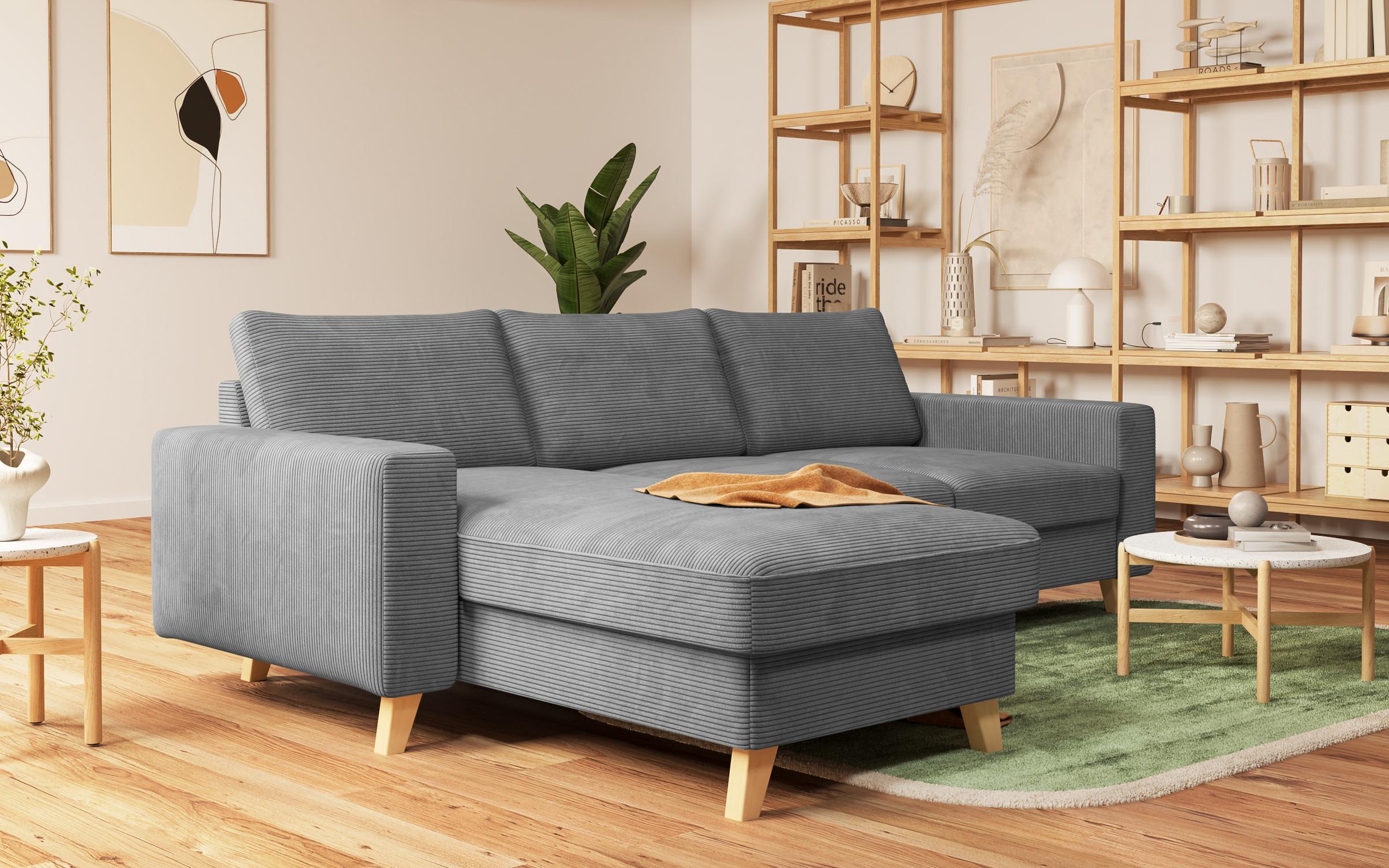 Extendable corner sofa Marden, dark grey  3