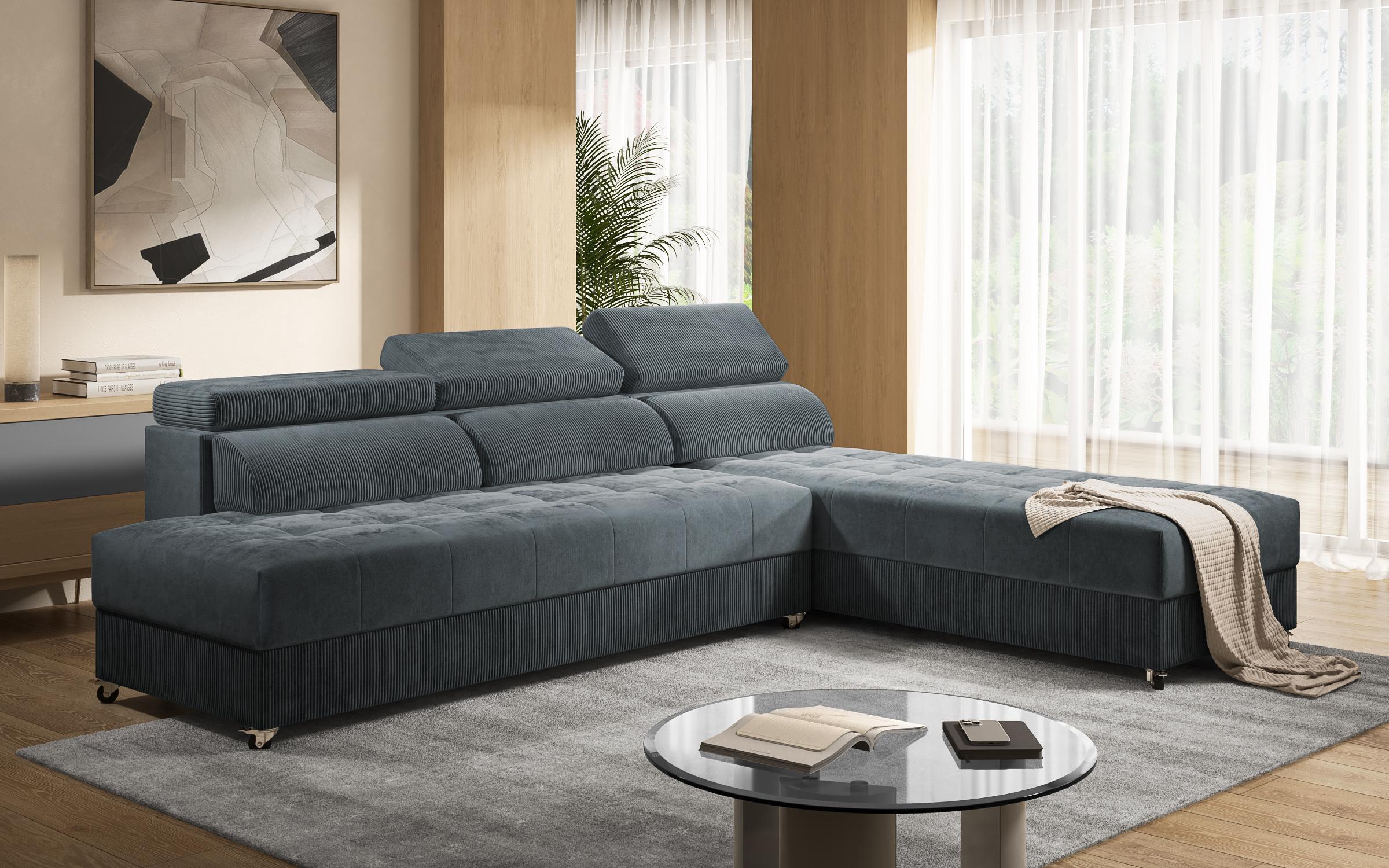 Living room corner Galance Nova, grey  4