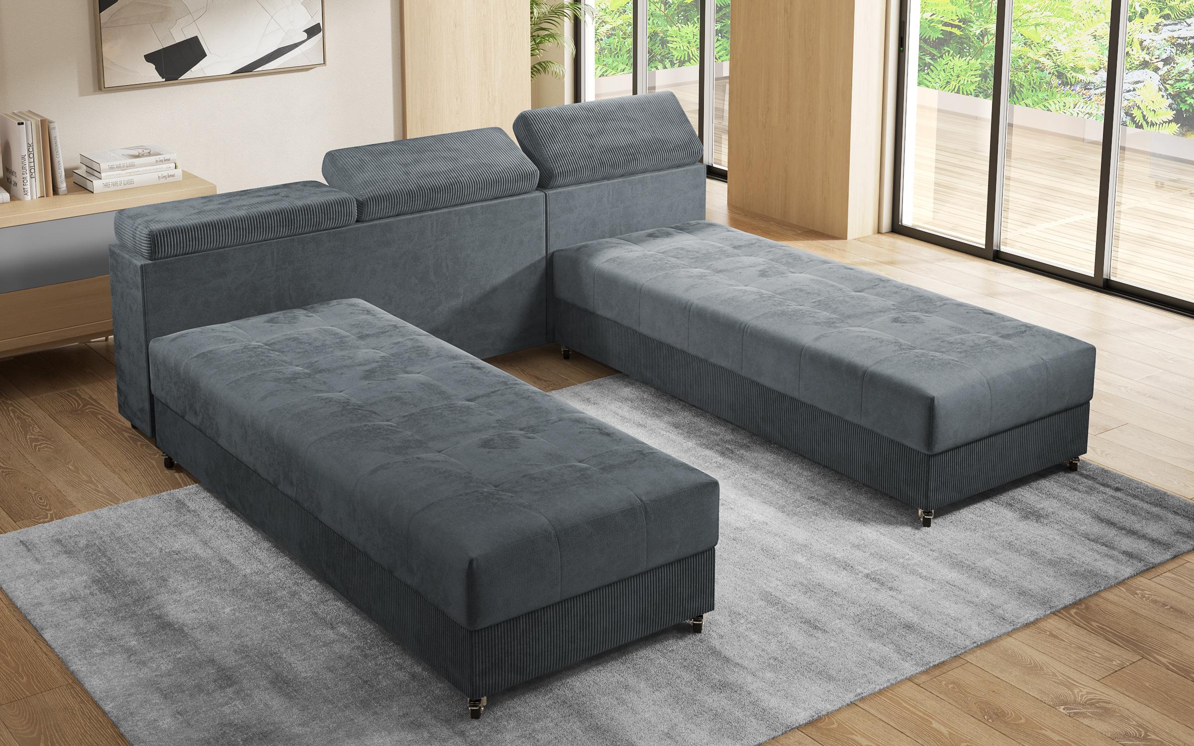 Living room corner Galance Nova, grey  7