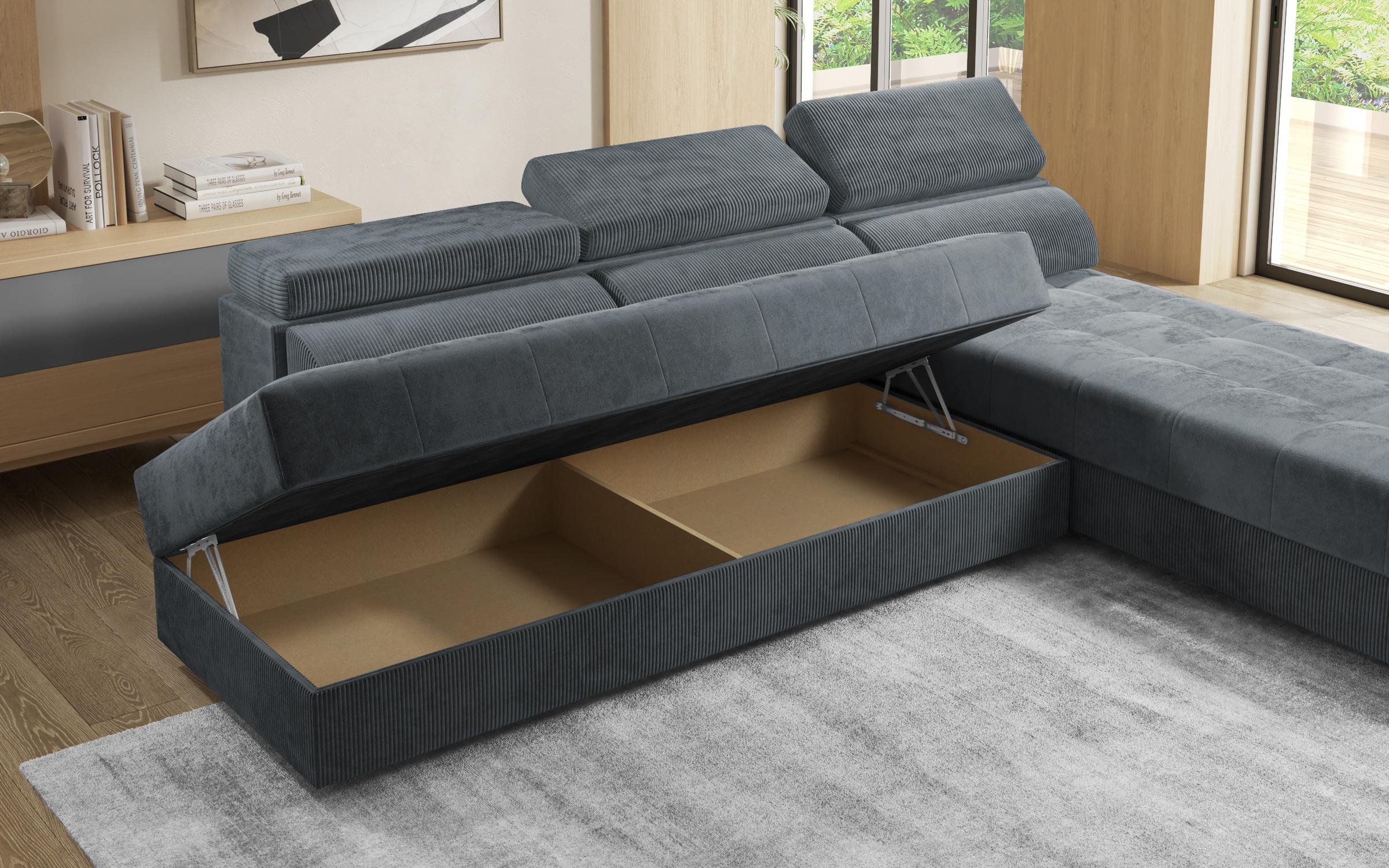 Living room corner Galance Nova, grey  9