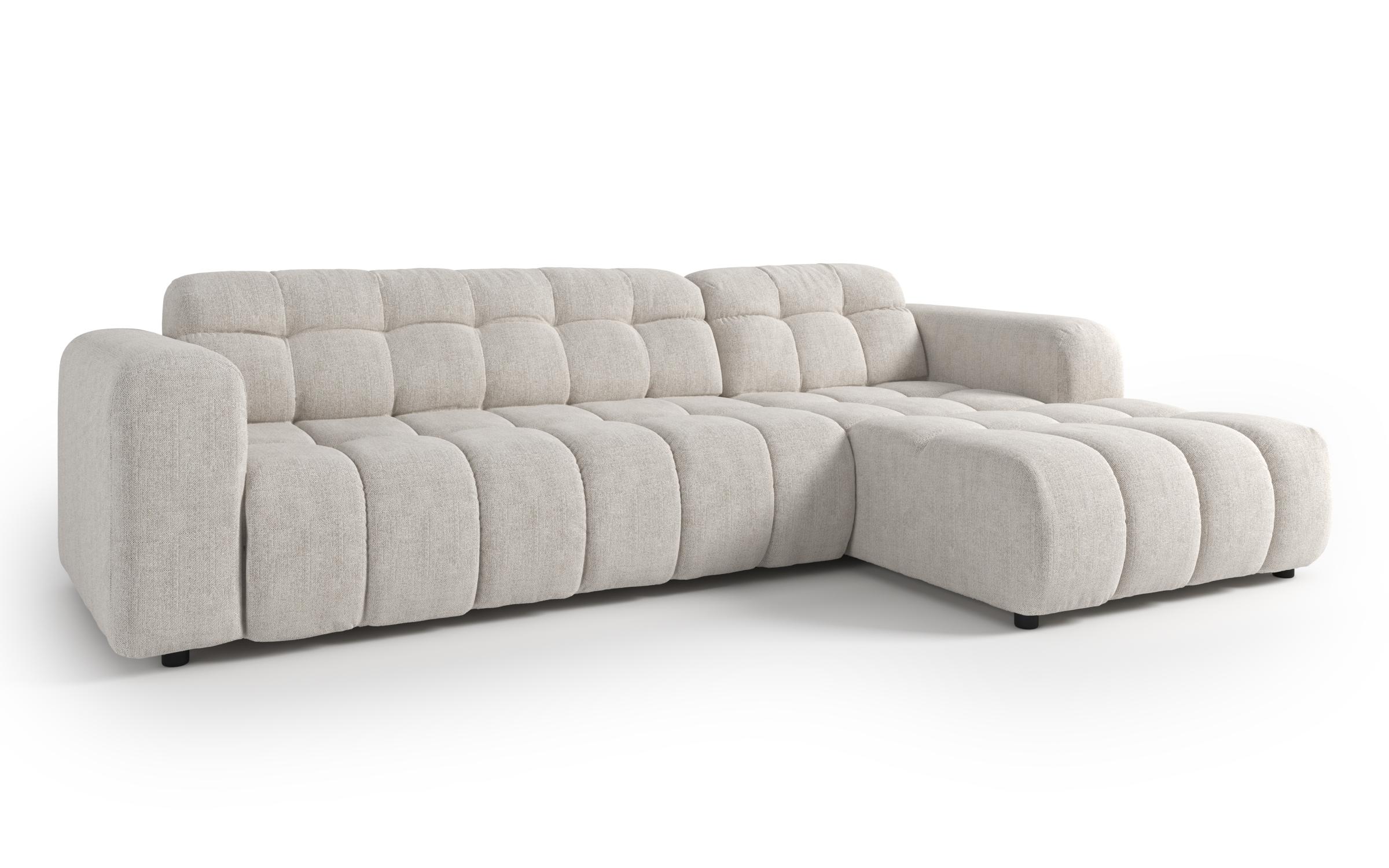 Extendable corner sofa with electric mechanism Modera, white  8