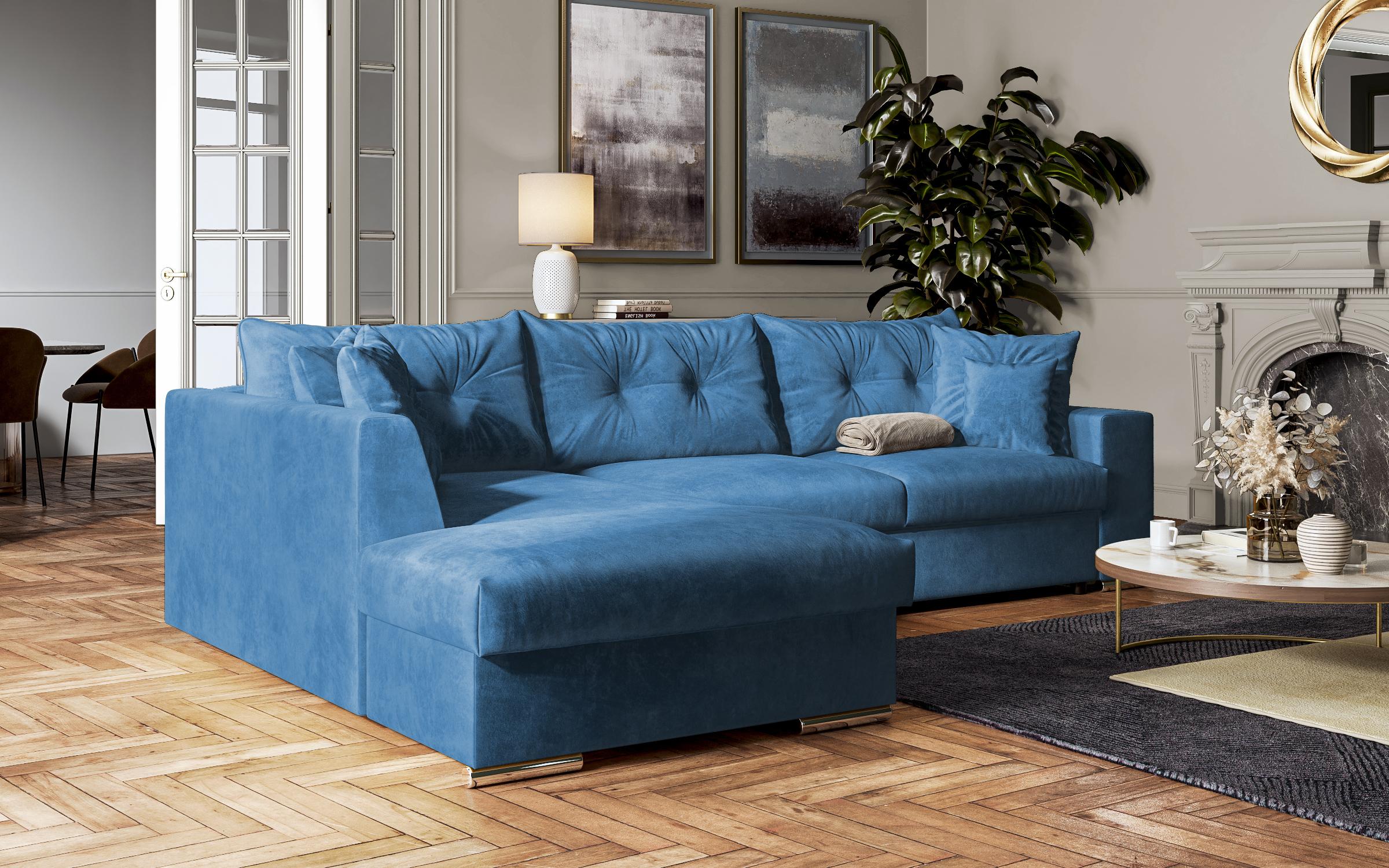 Extendable sofa Rome, blue  3