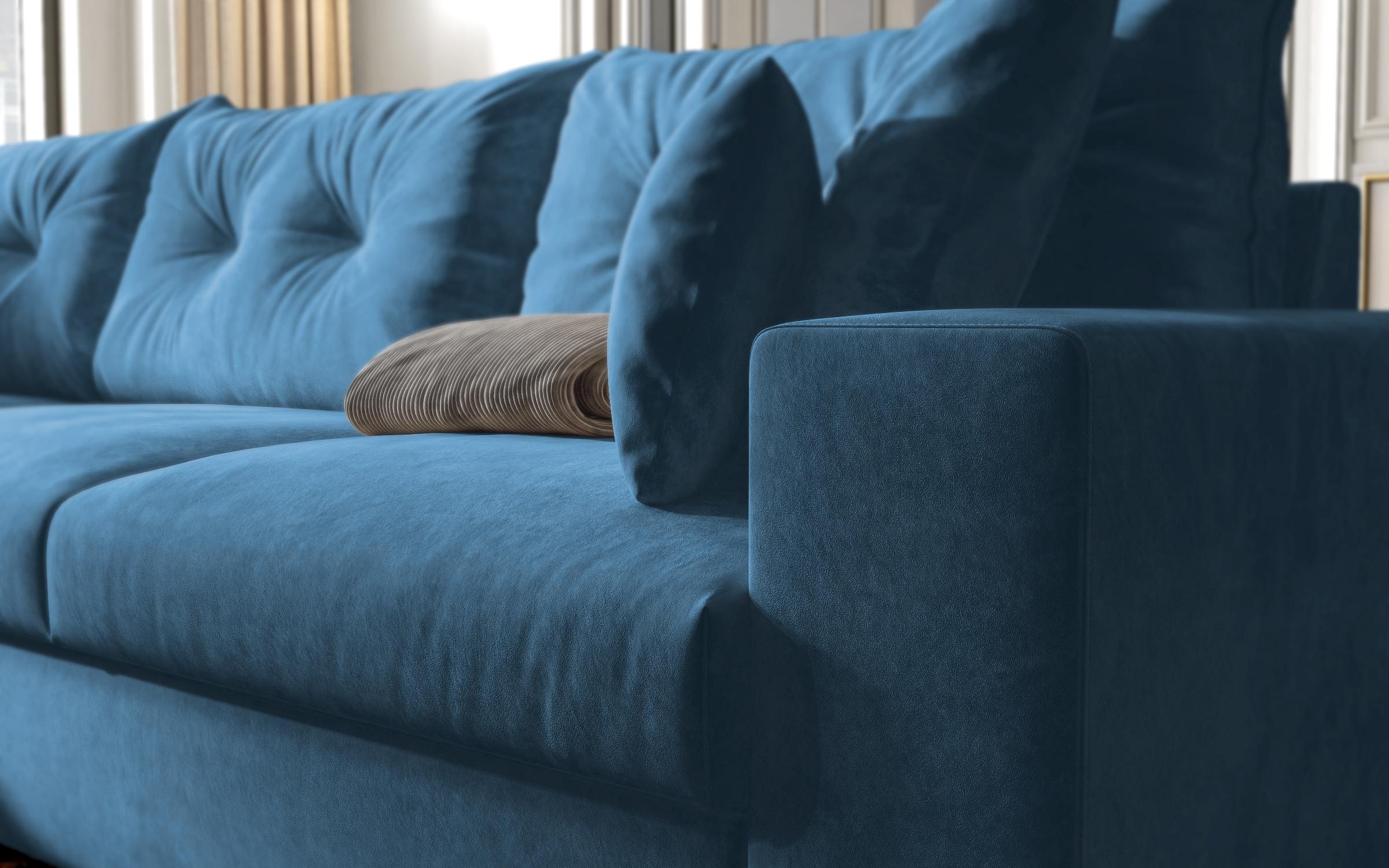 Extendable sofa Rome, blue  4