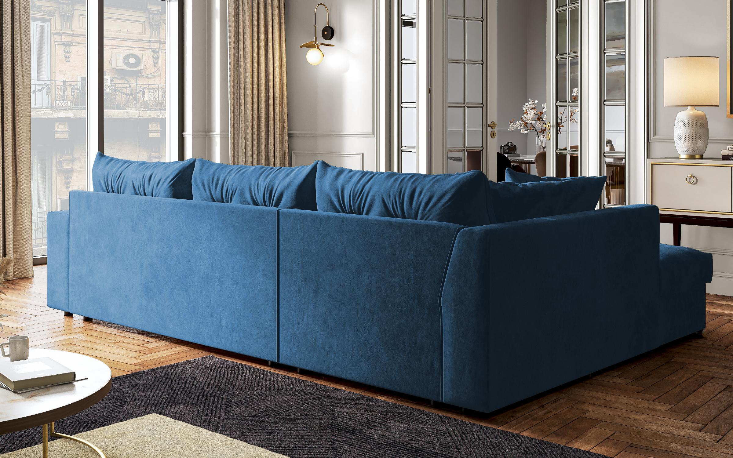 Extendable sofa Rome, blue  6