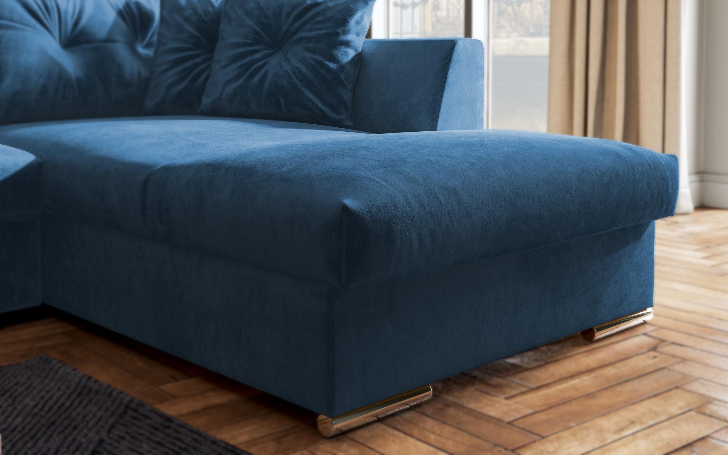 Extendable sofa Rome, blue  8