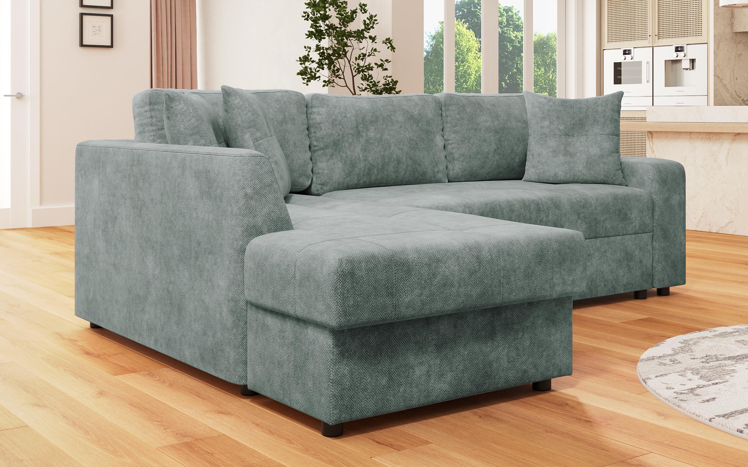 Extendable corner sofa Ruben, turquoise  4