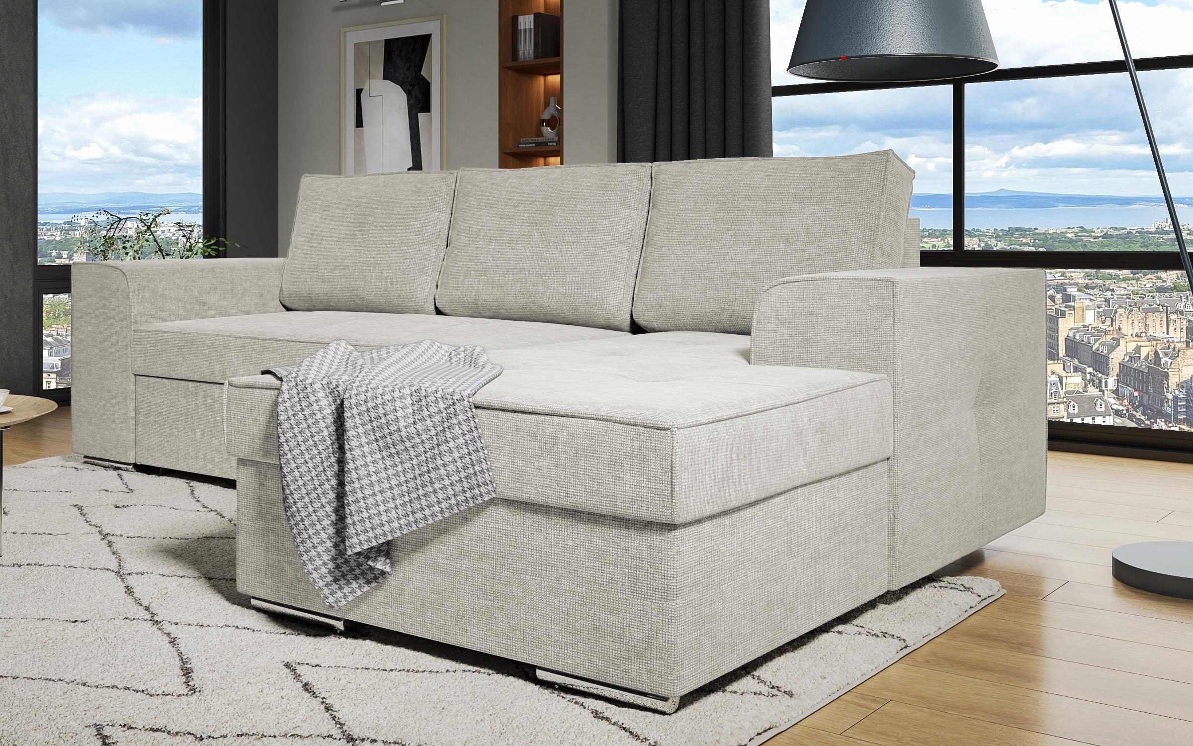 Extendable corner sofa Tivoli, light beige  4