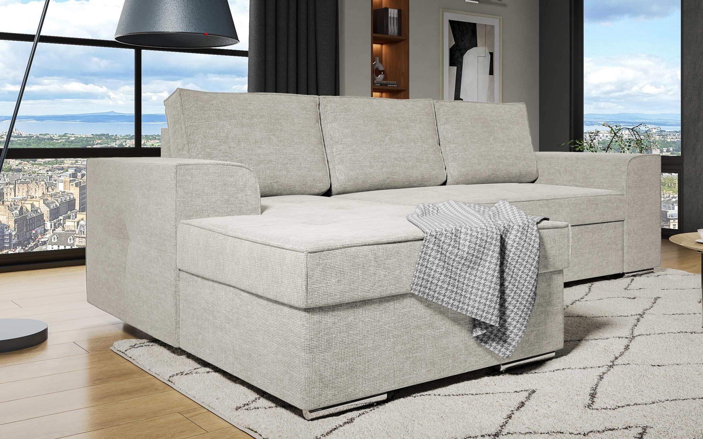 Extendable corner sofa Tivoli, light beige  4