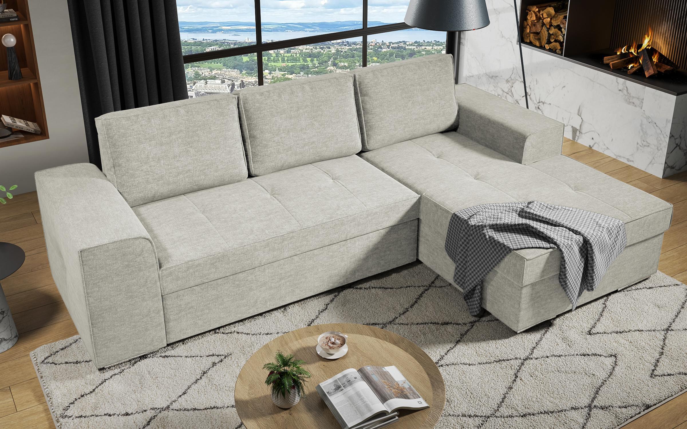 Extendable corner sofa Tivoli, light beige  5