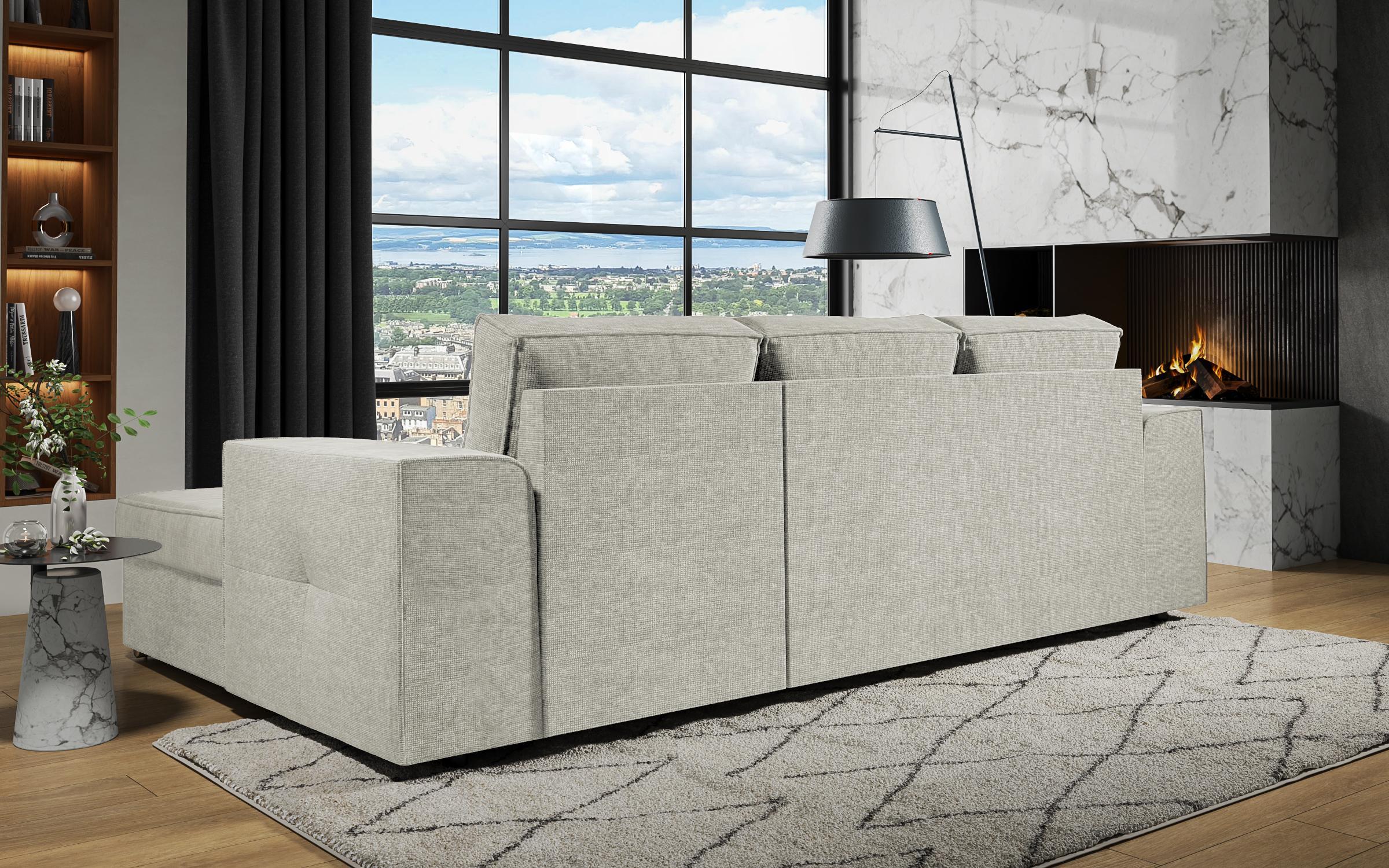 Extendable corner sofa Tivoli, light beige  6