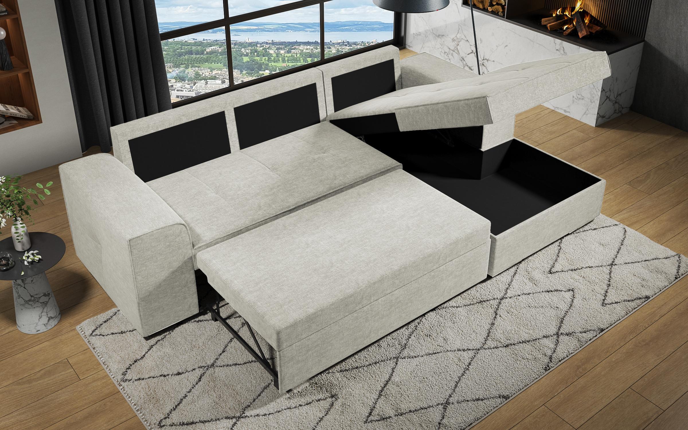 Extendable corner sofa Tivoli, light beige  7