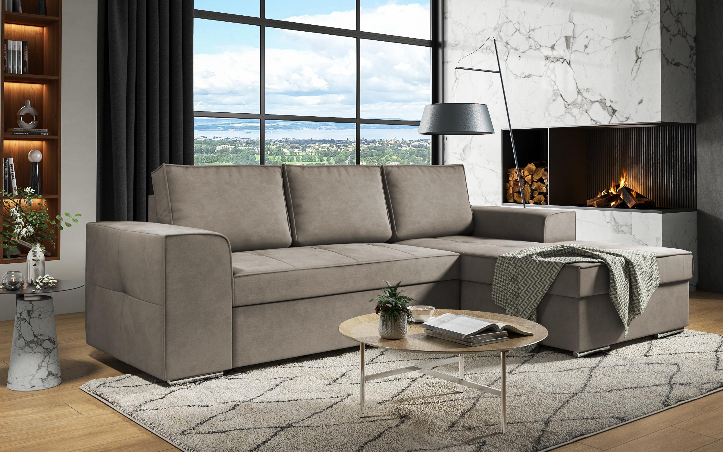 Extendable corner sofa Tivoli, beige  8