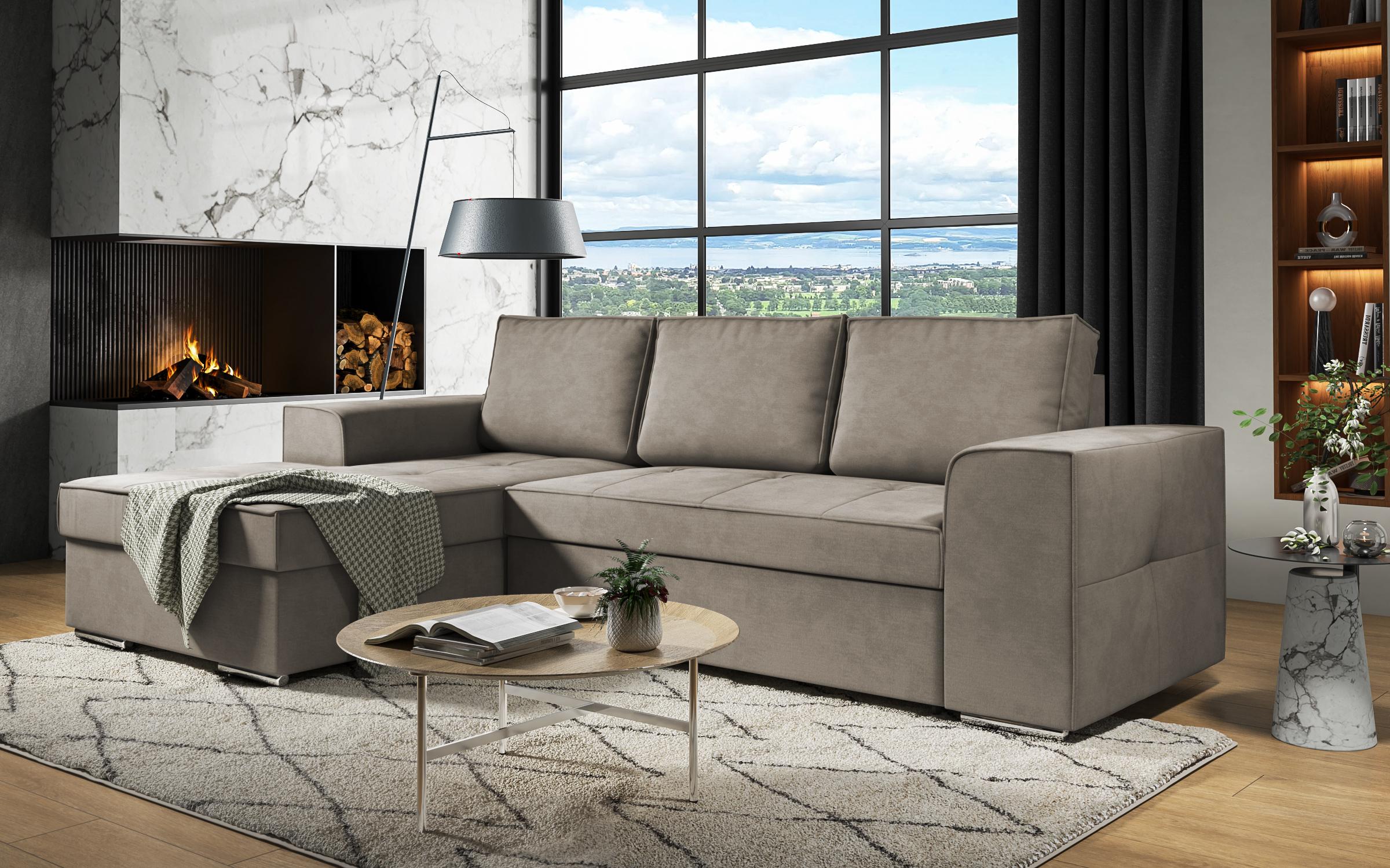 Extendable corner sofa Tivoli, beige  8