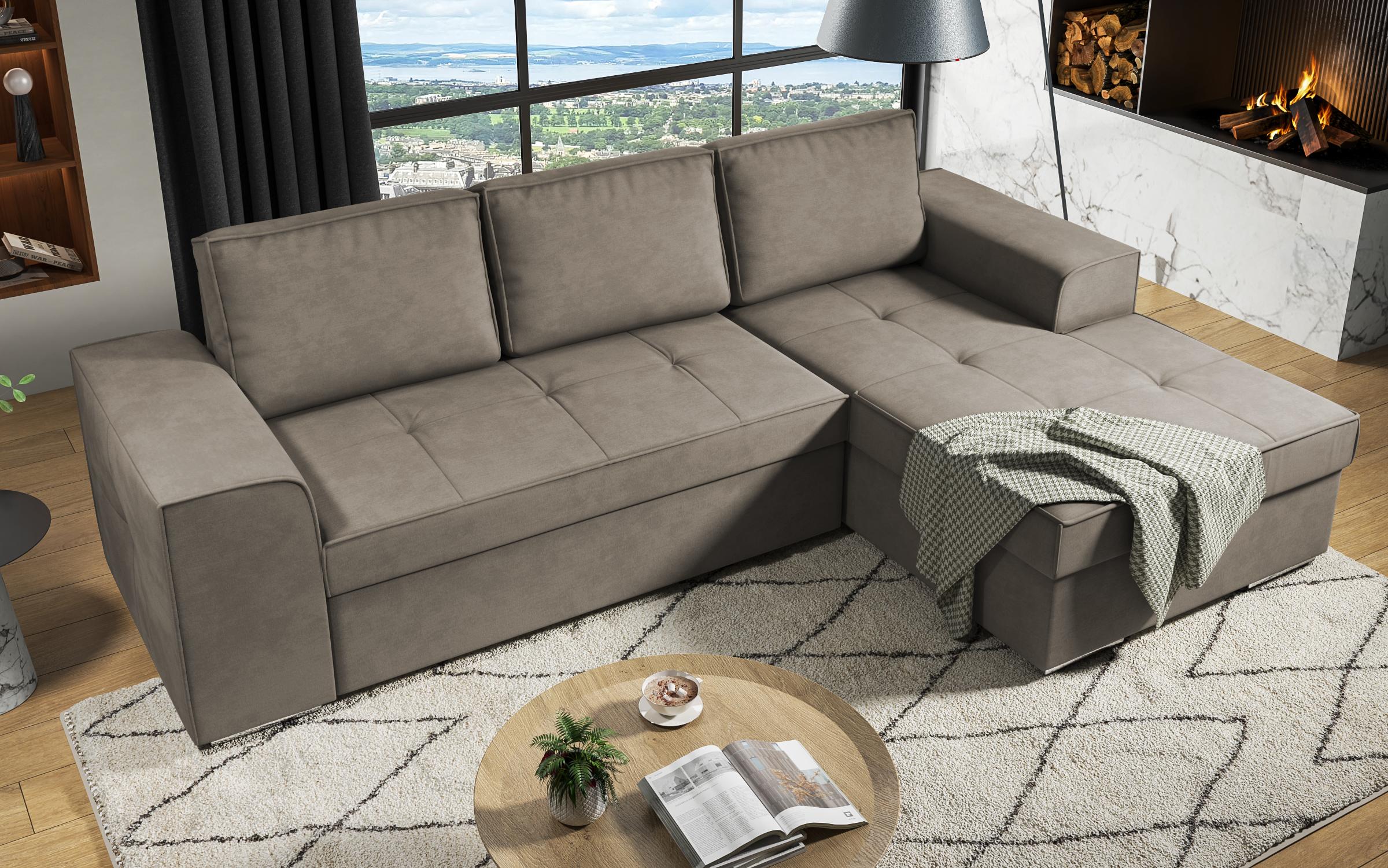Extendable corner sofa Tivoli, beige  5