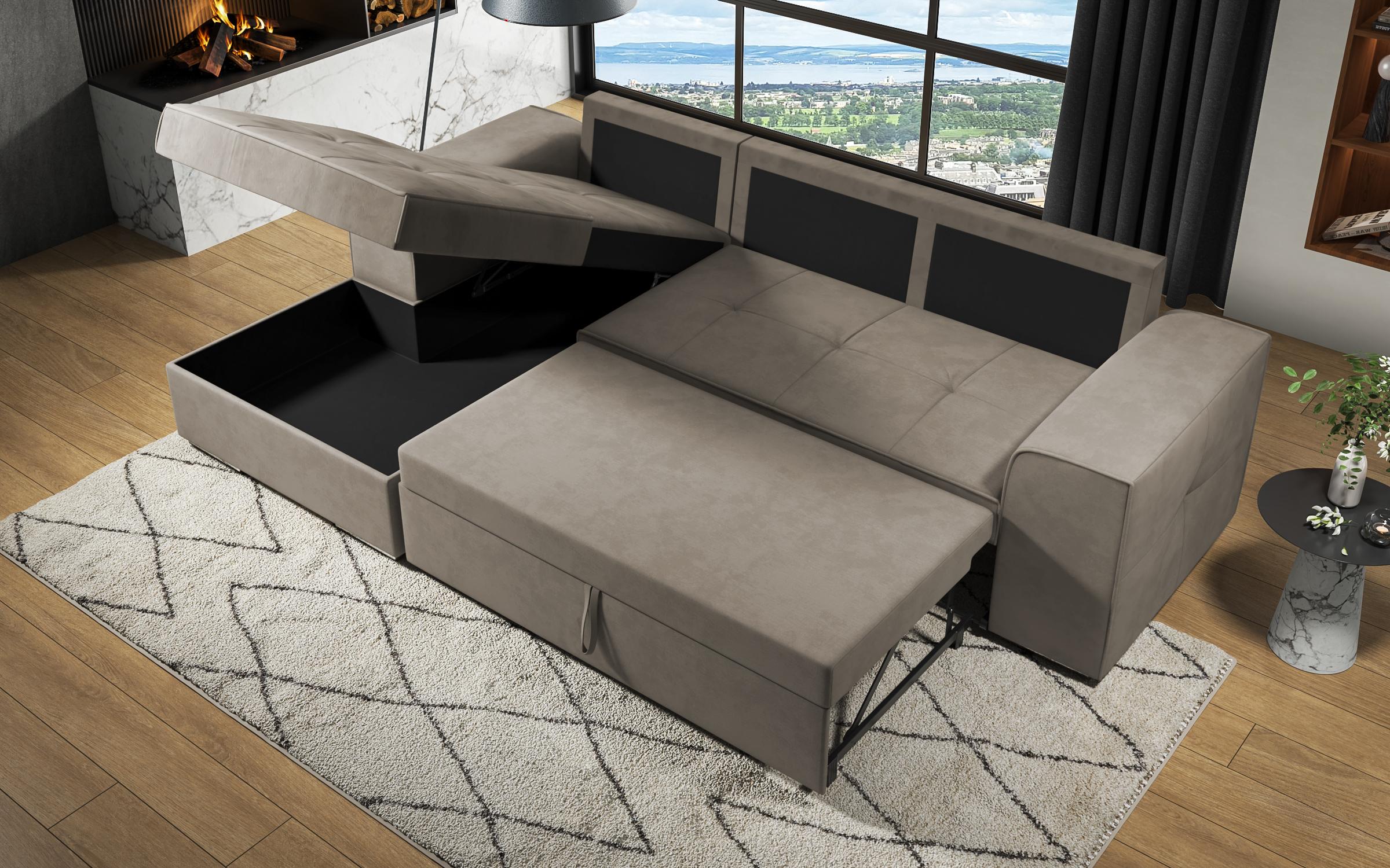 Extendable corner sofa Tivoli, beige  7