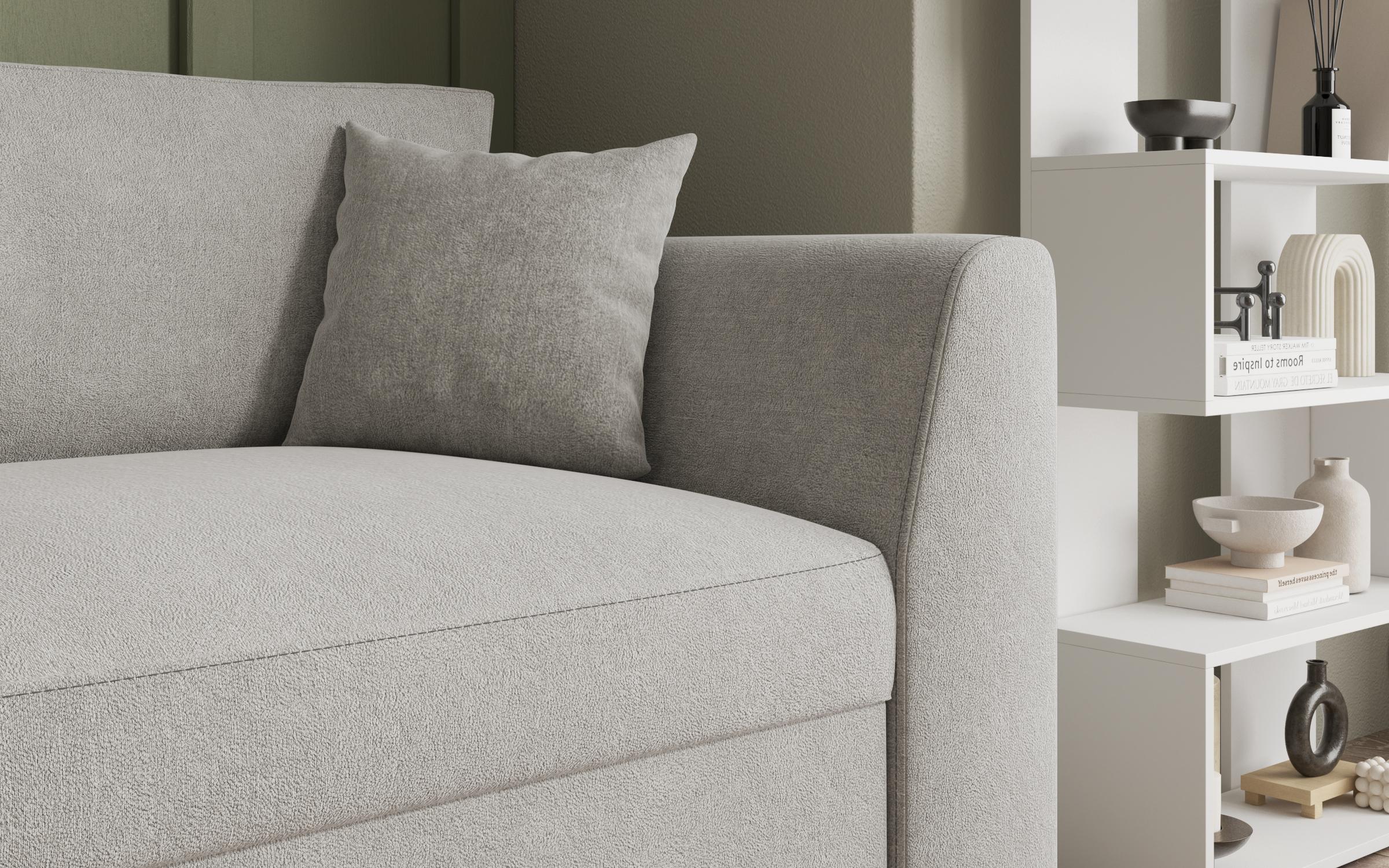 Extendable corner sofa Toscana Supreme, beige  5