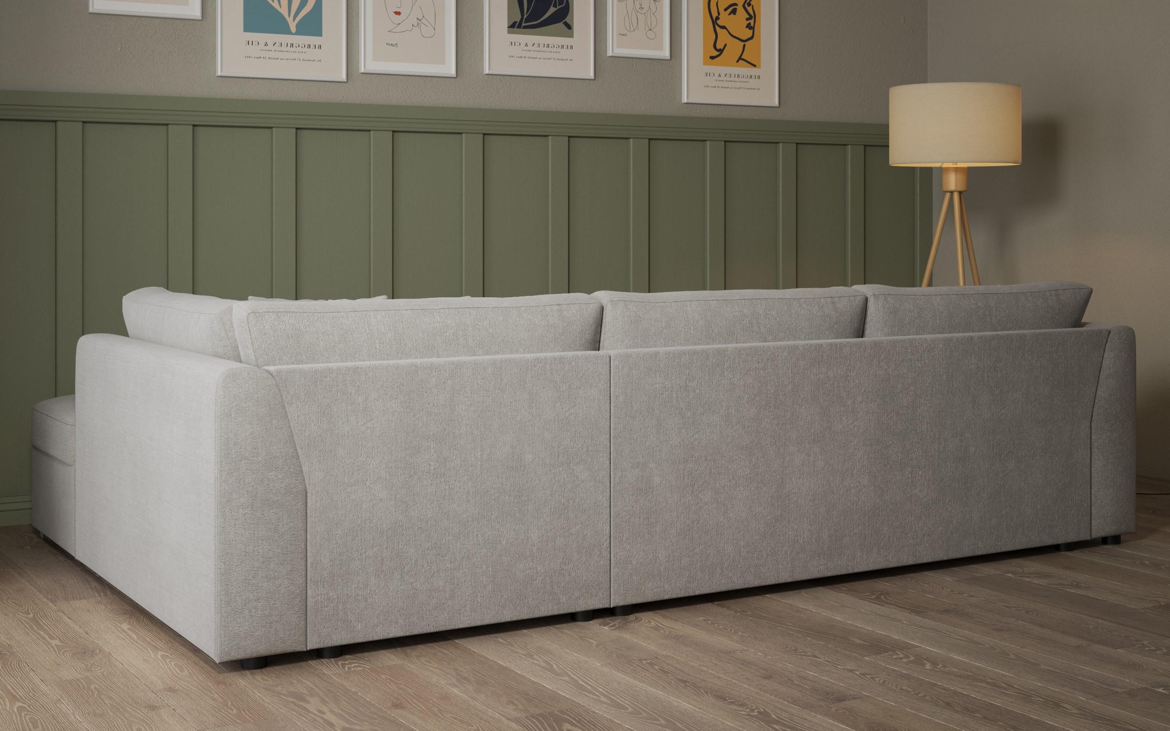 Extendable corner sofa Toscana Supreme, beige  7