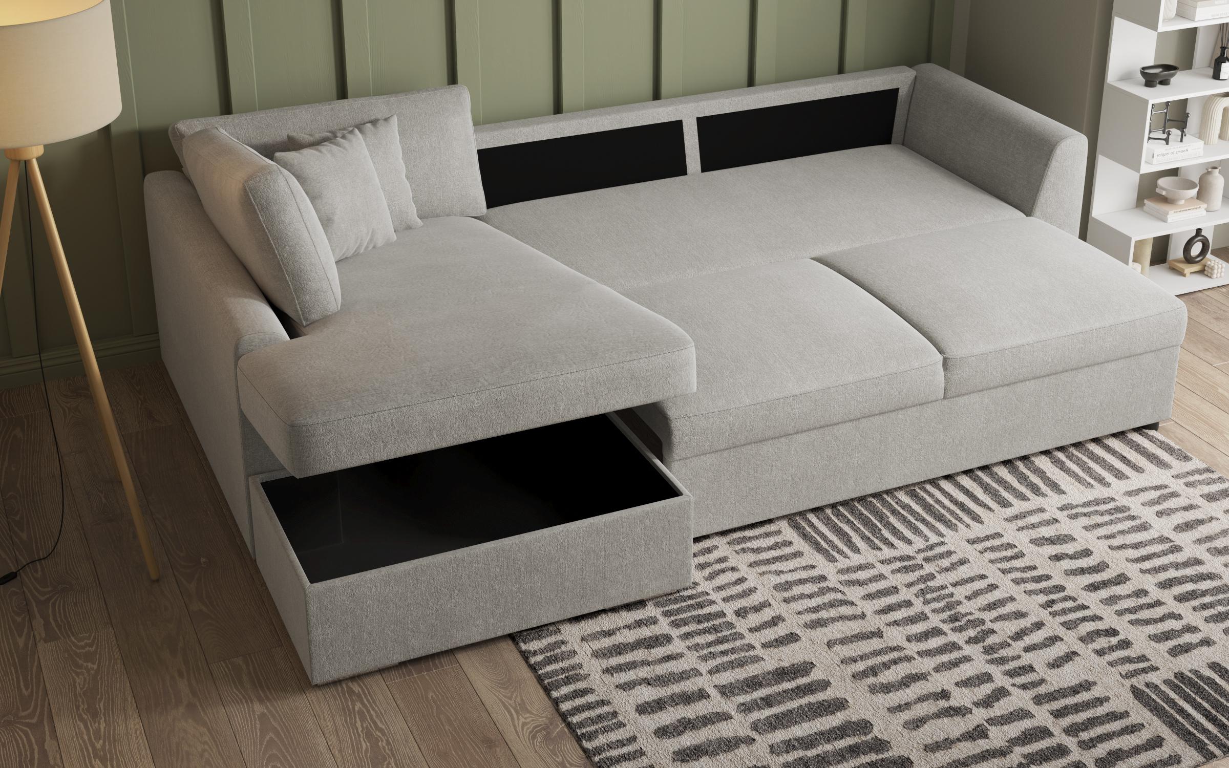 Extendable corner sofa Toscana Supreme, beige  8