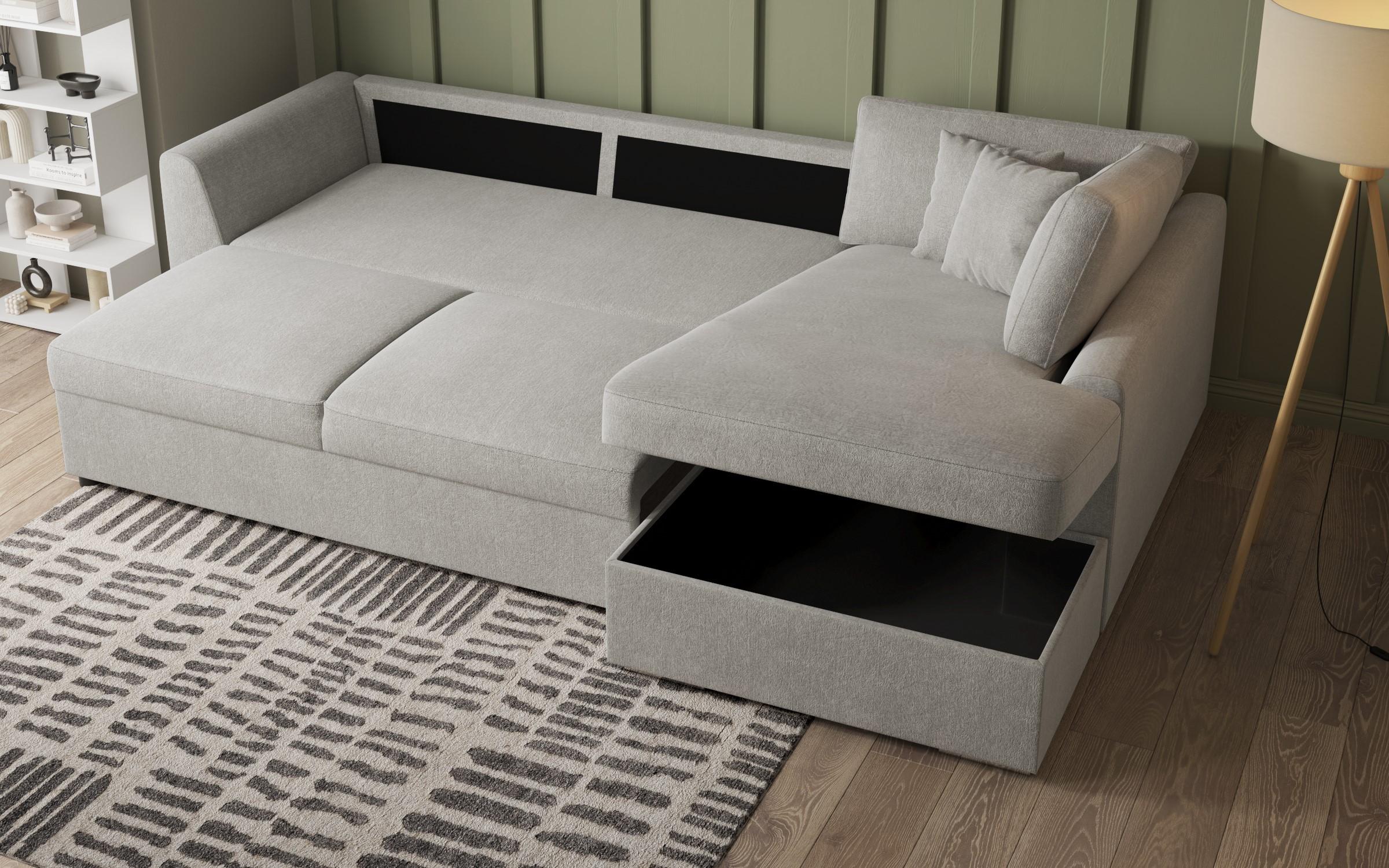 Extendable corner sofa Toscana Supreme, beige  8