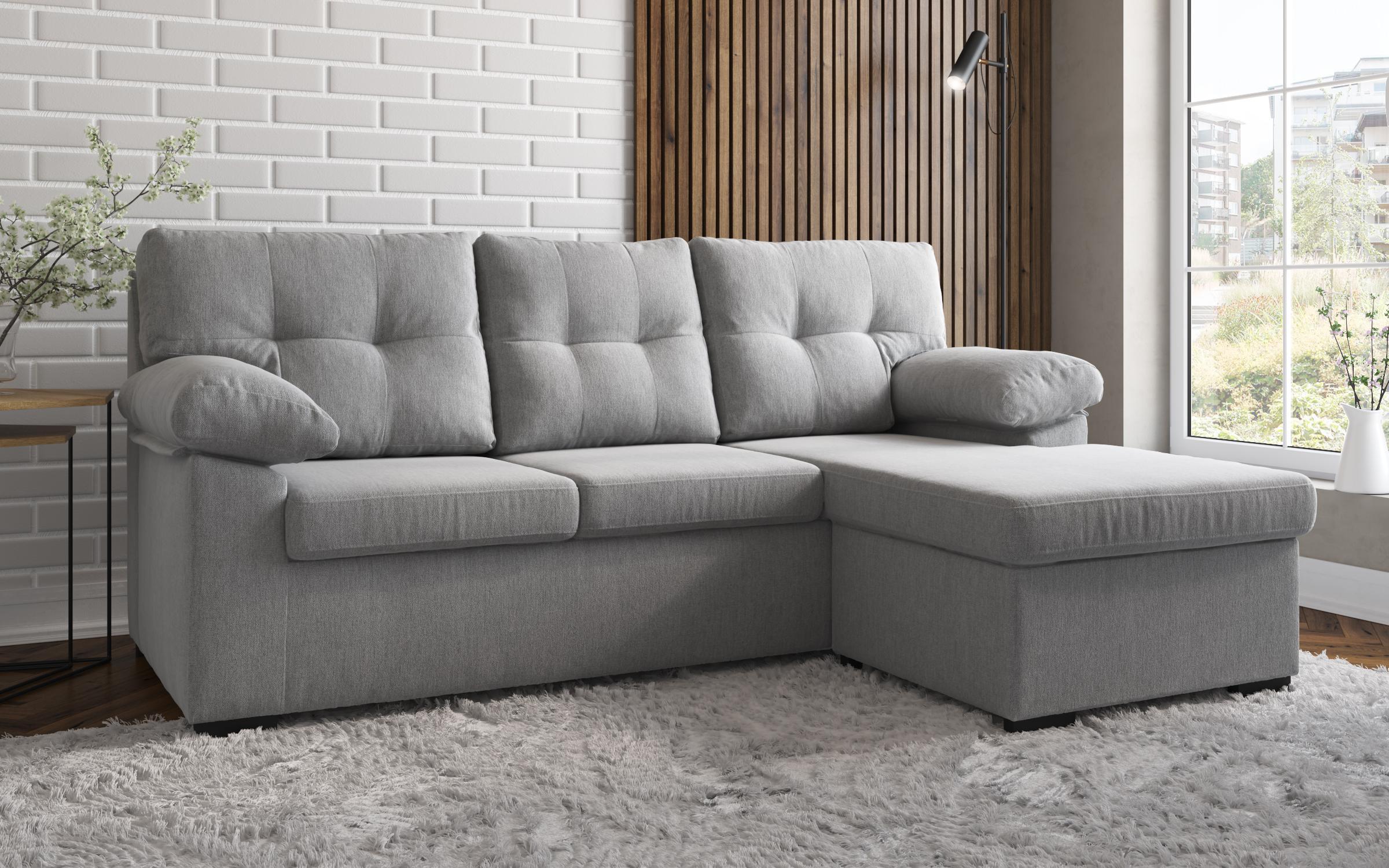 Corner sofa Valon, light grey  3