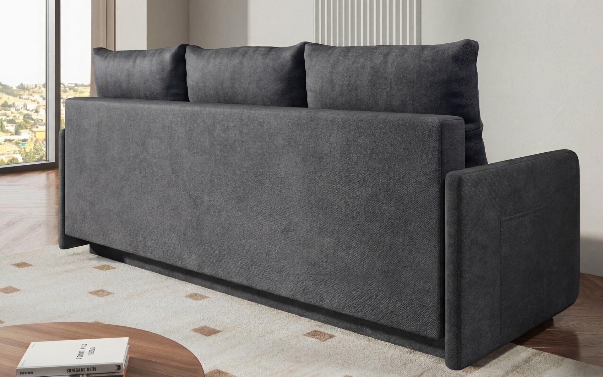 Extendable sofa Dorin, grey  4