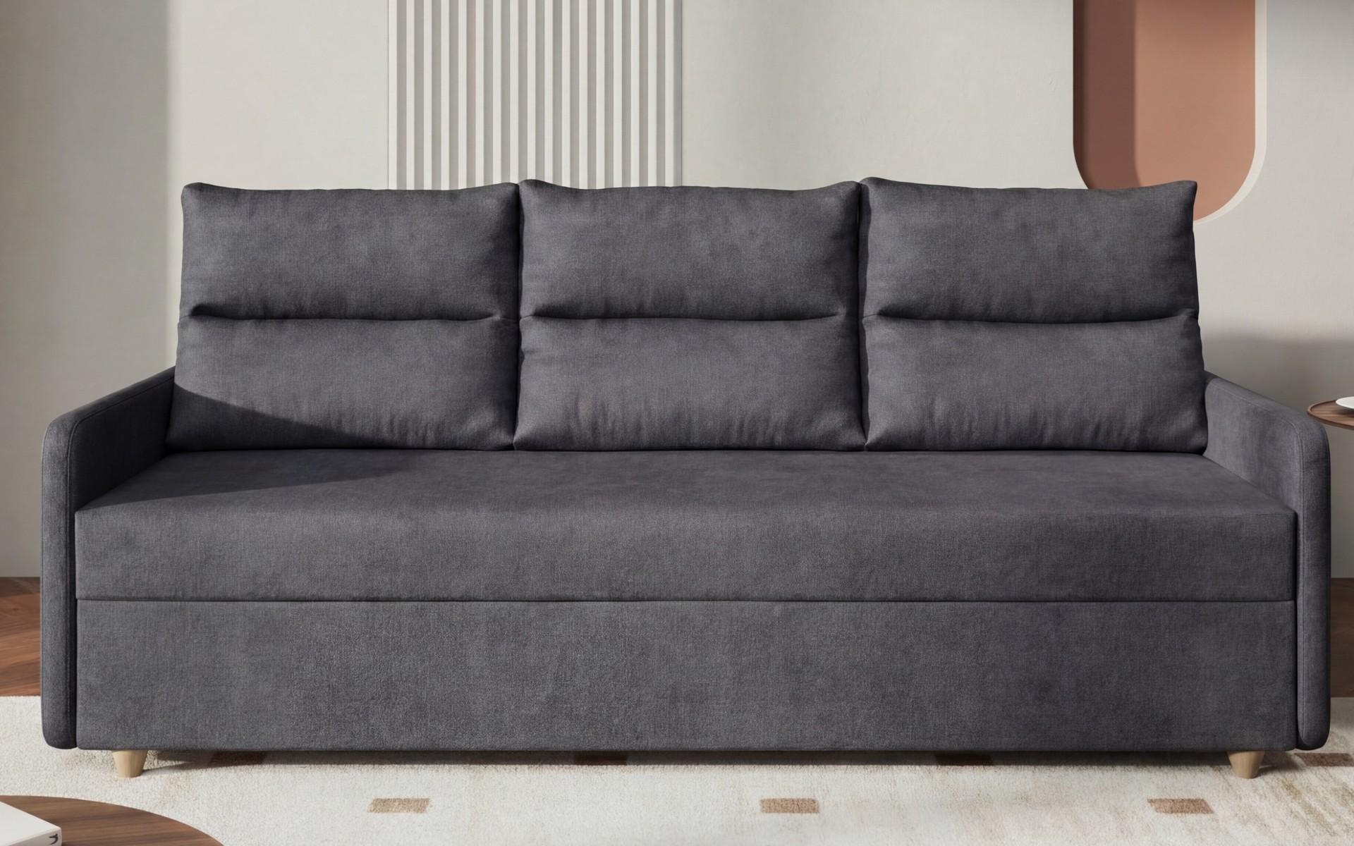 Extendable sofa Dorin, grey  1