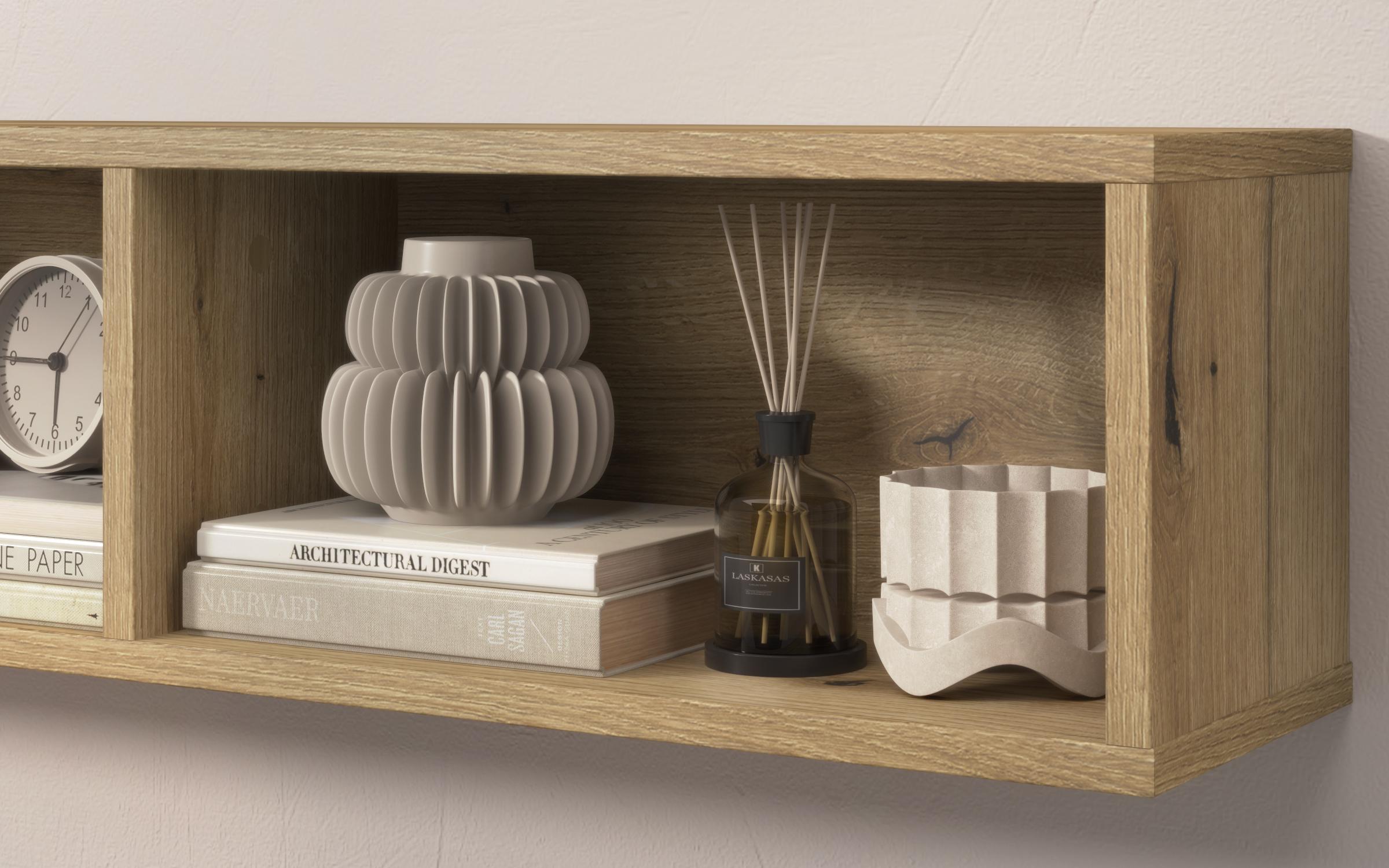 Bookcase Bora, Evoke oak  4