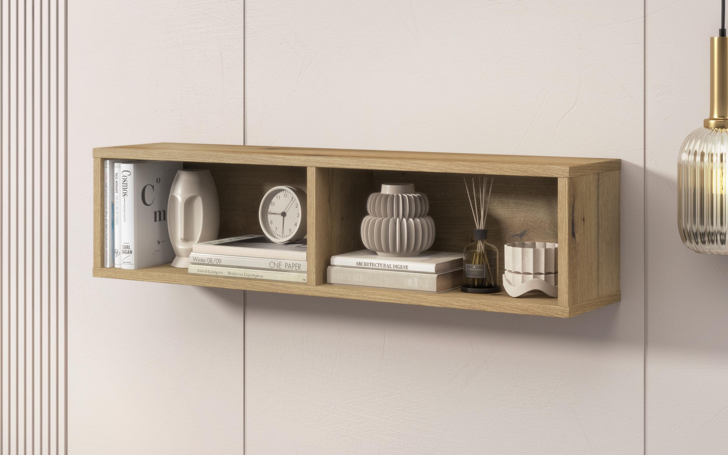 Bookcase Bora, Evoke oak  1