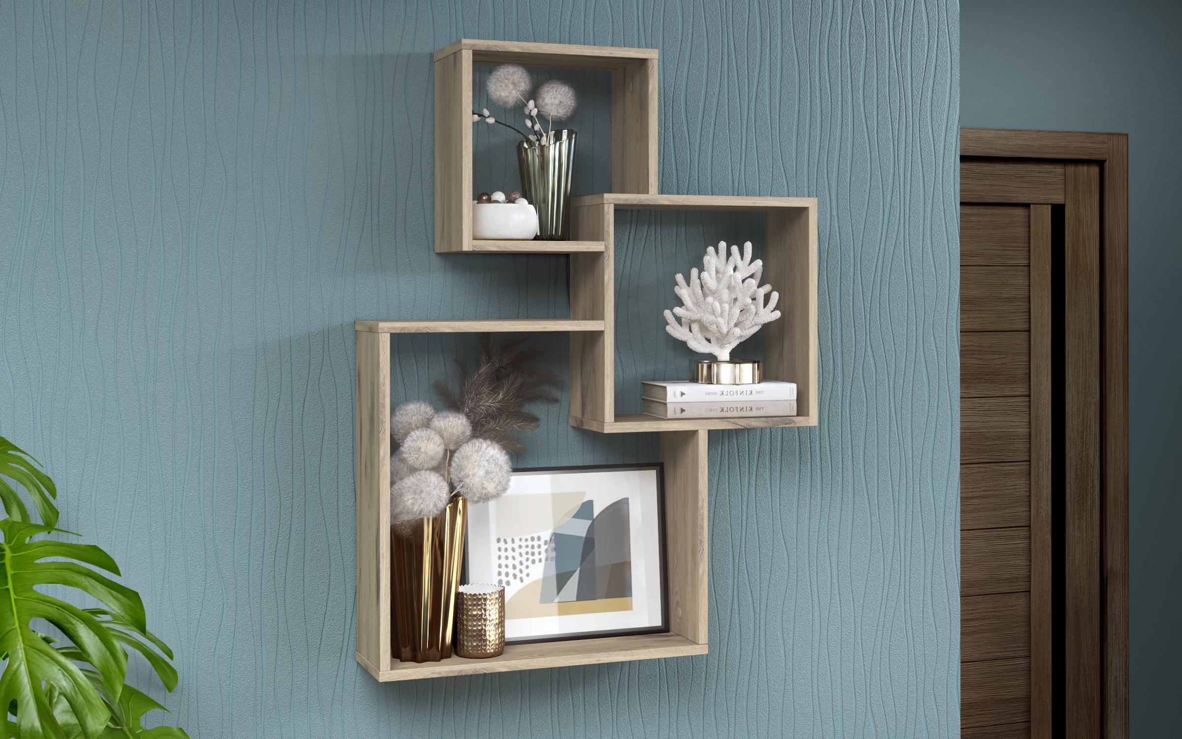Bookcase Deya, light Scandinavian oak  1