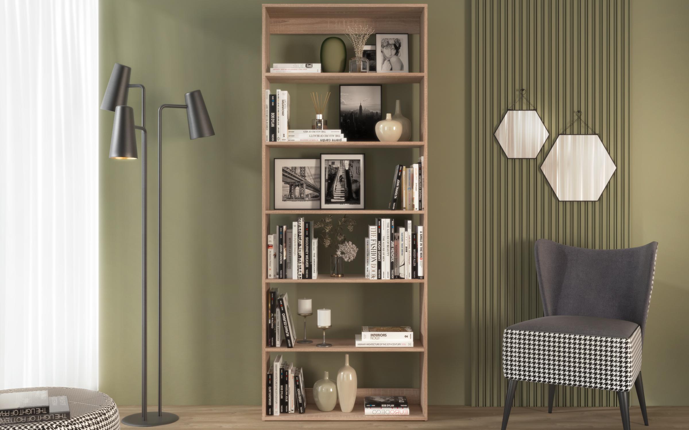 Shelf unit Clio, Sonoma oak  3