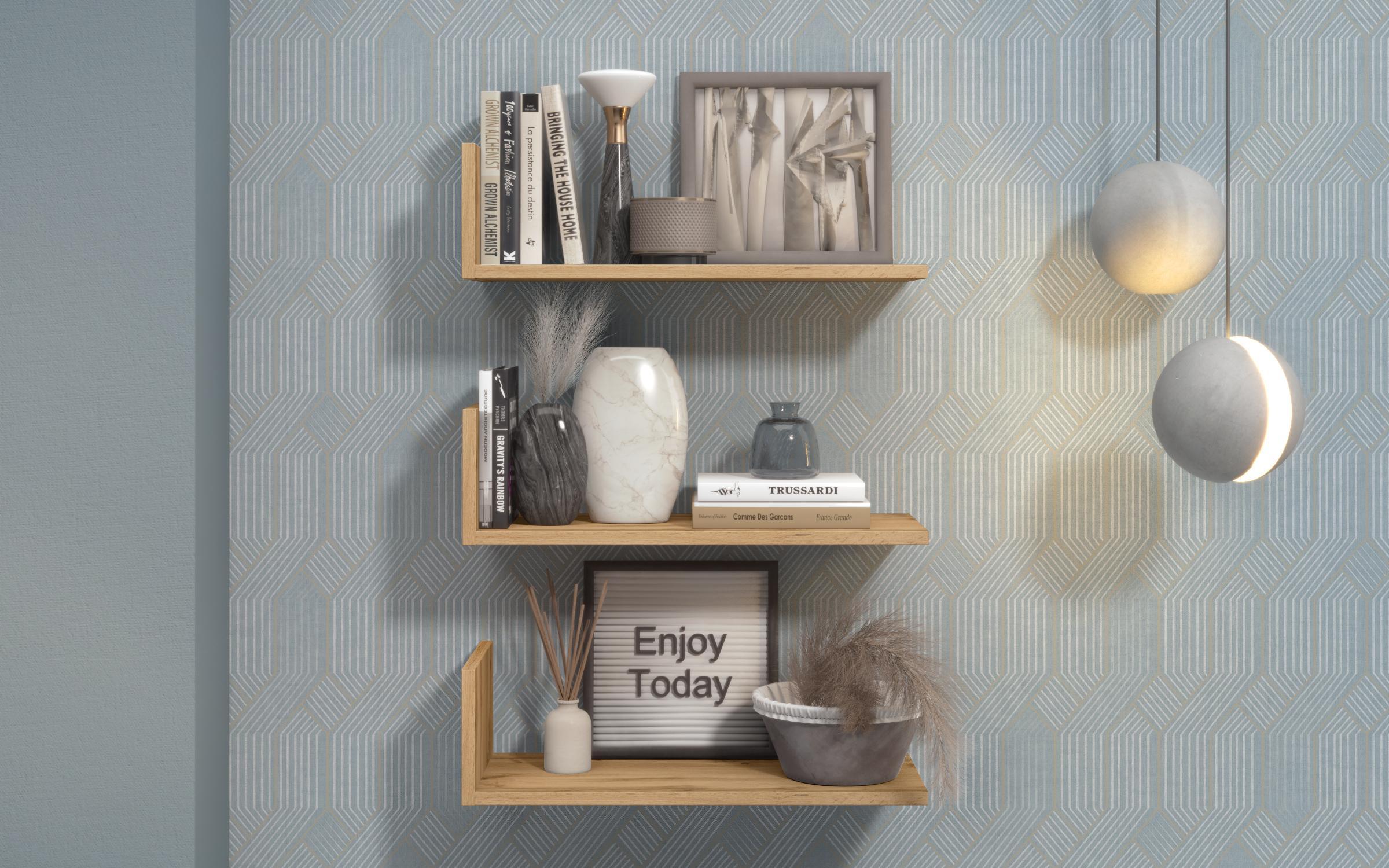 Bookcase Artena, Wotan oak  3