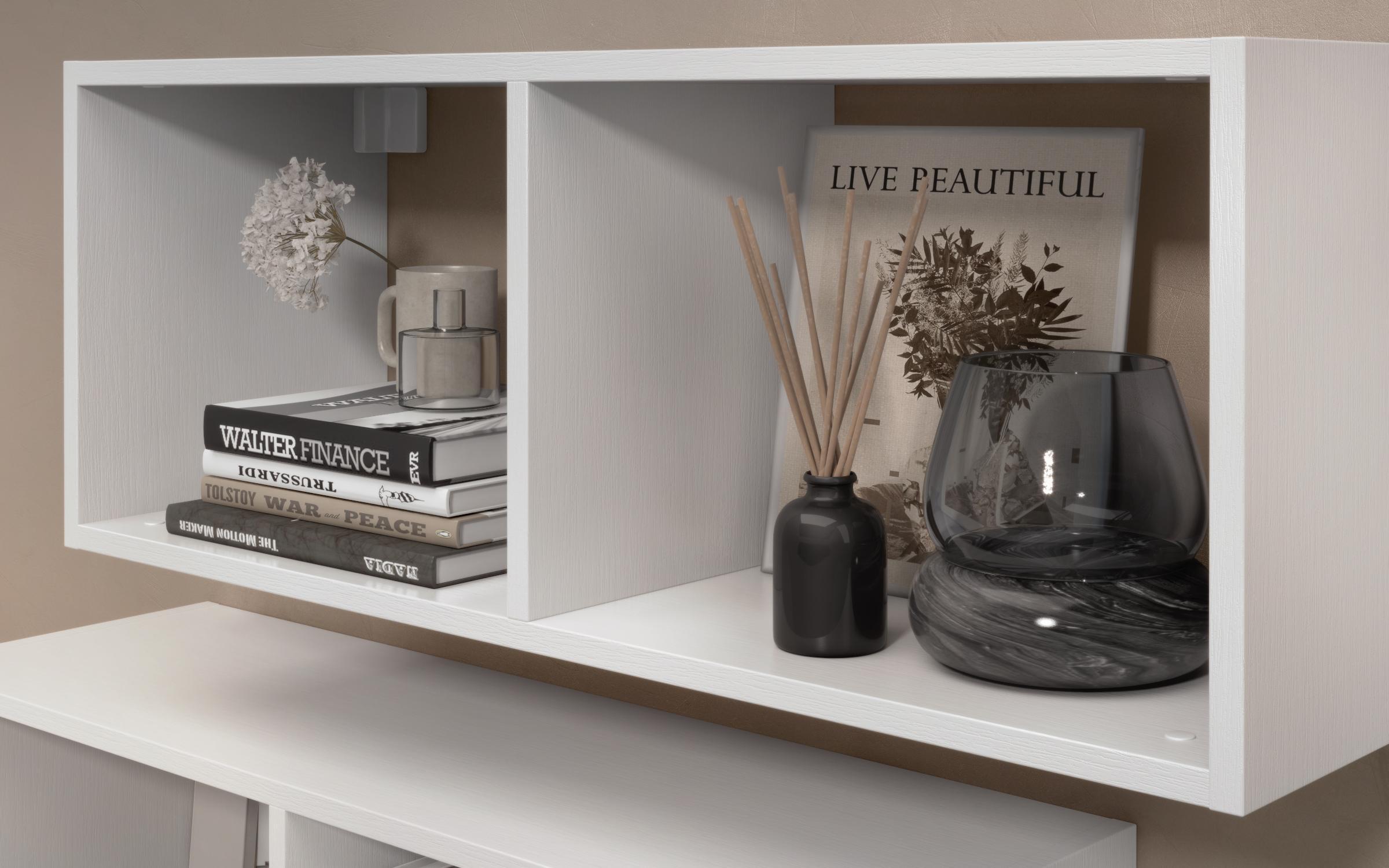 Bookcases Barden, white matt  4
