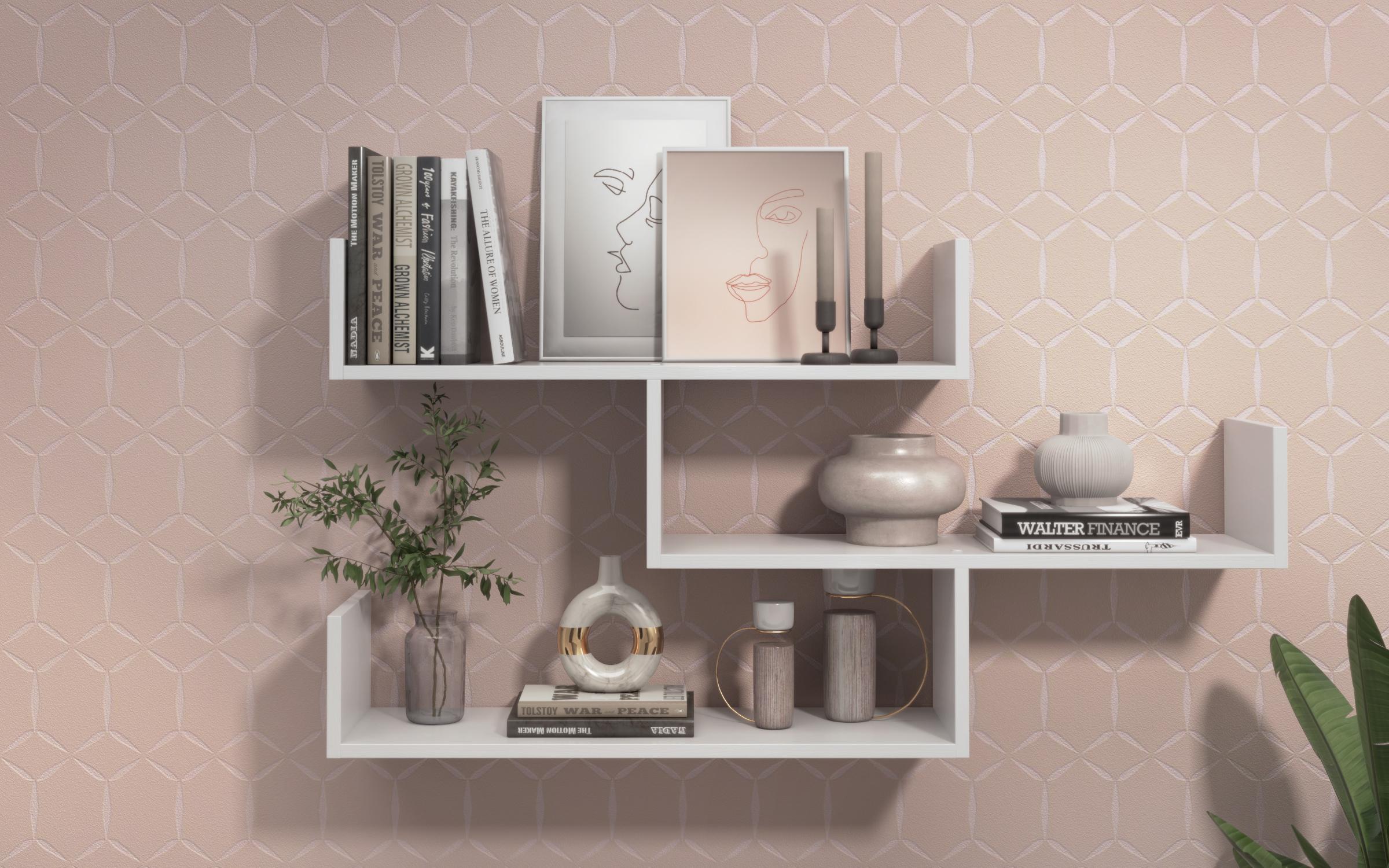 Bookcases Vittori, white matt  2