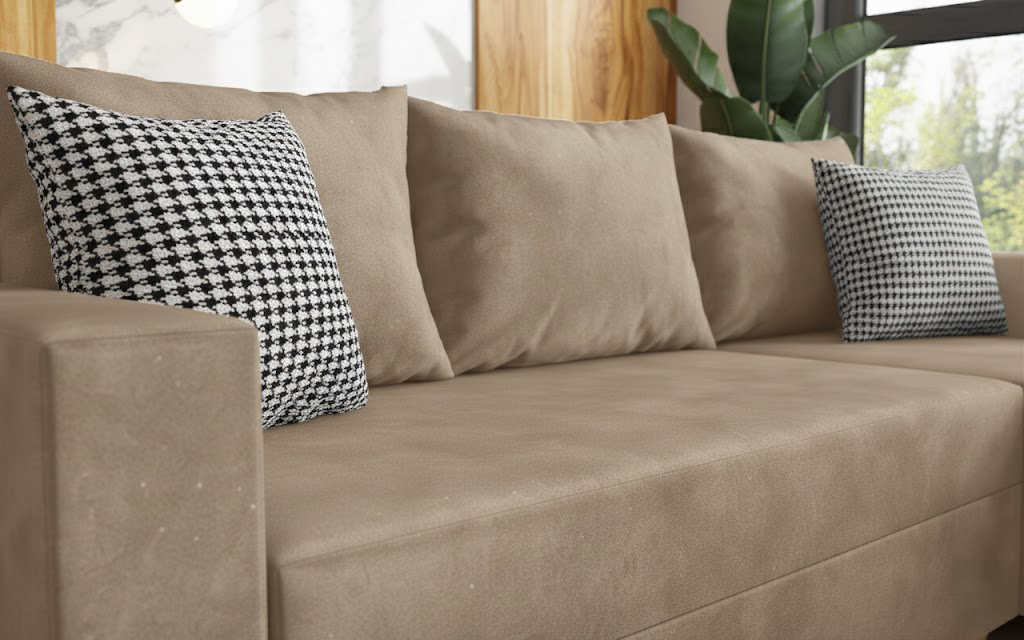 Extendable corner sofa Fabiola, beige  11