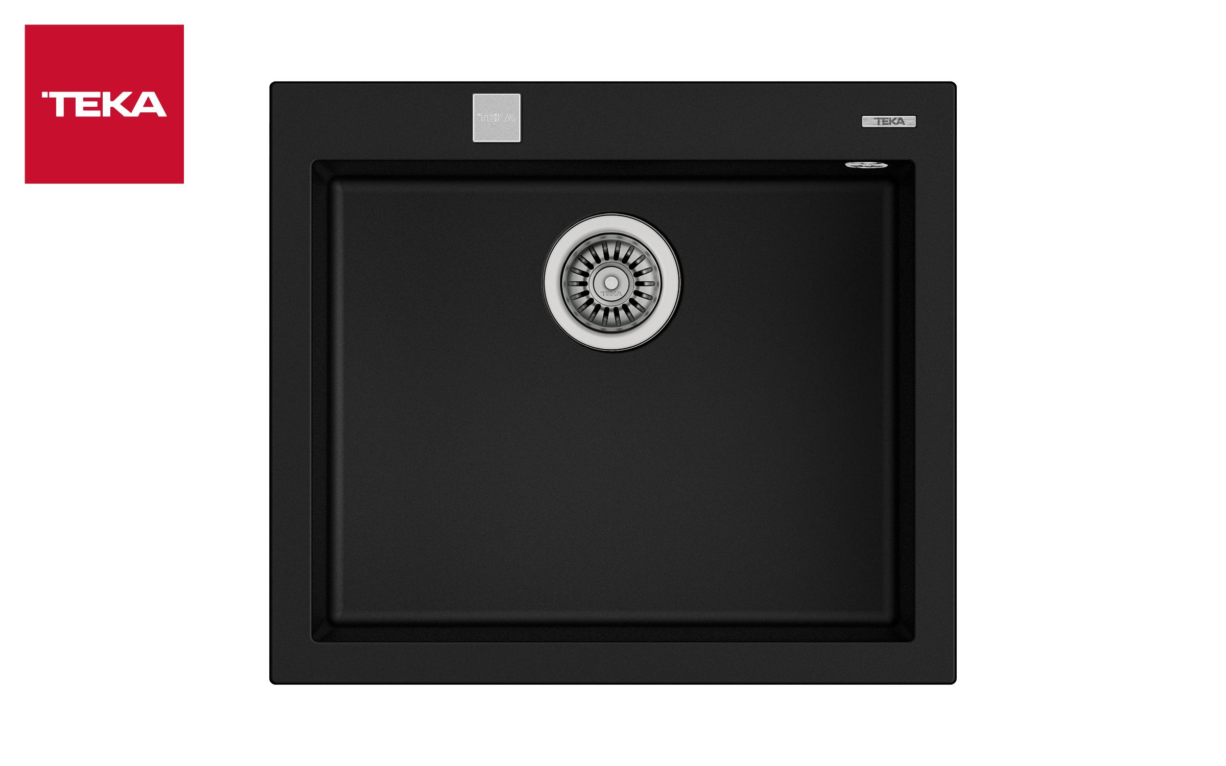 Granite sink TEKA  ForSquare 50.40 TG, black  1