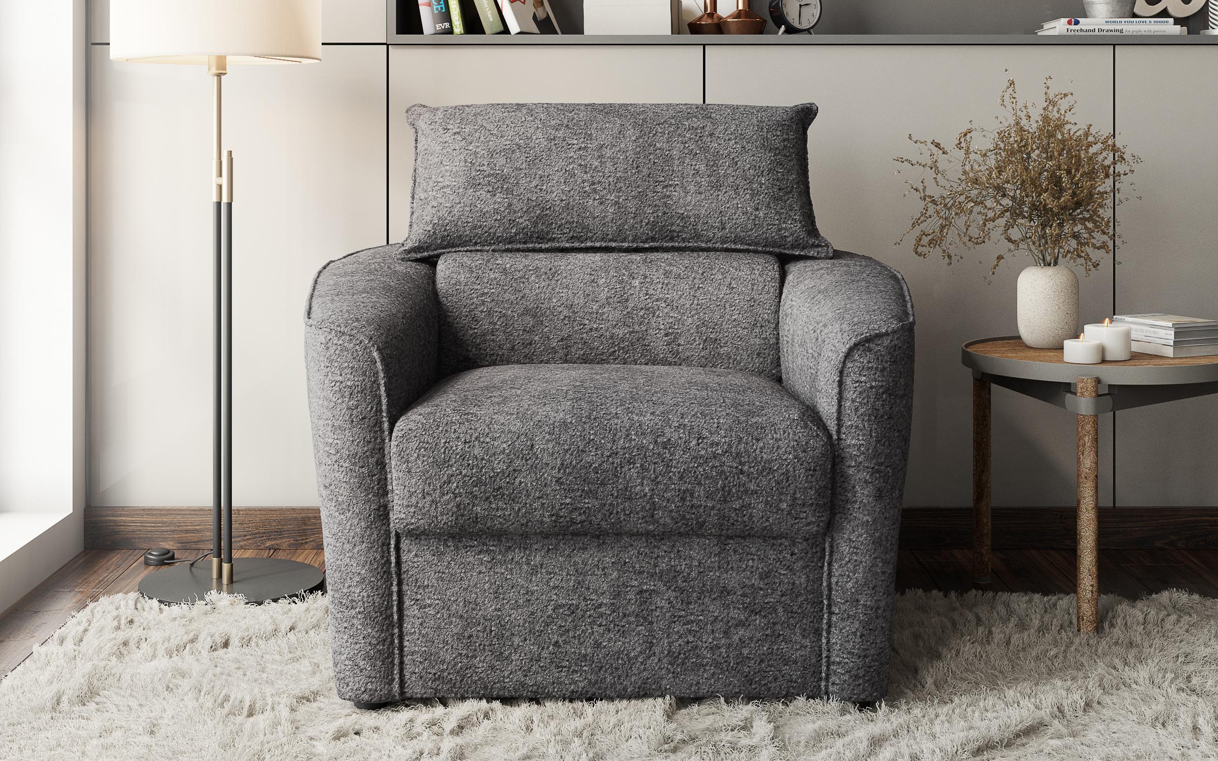 Armchair Montero, dark grey  2