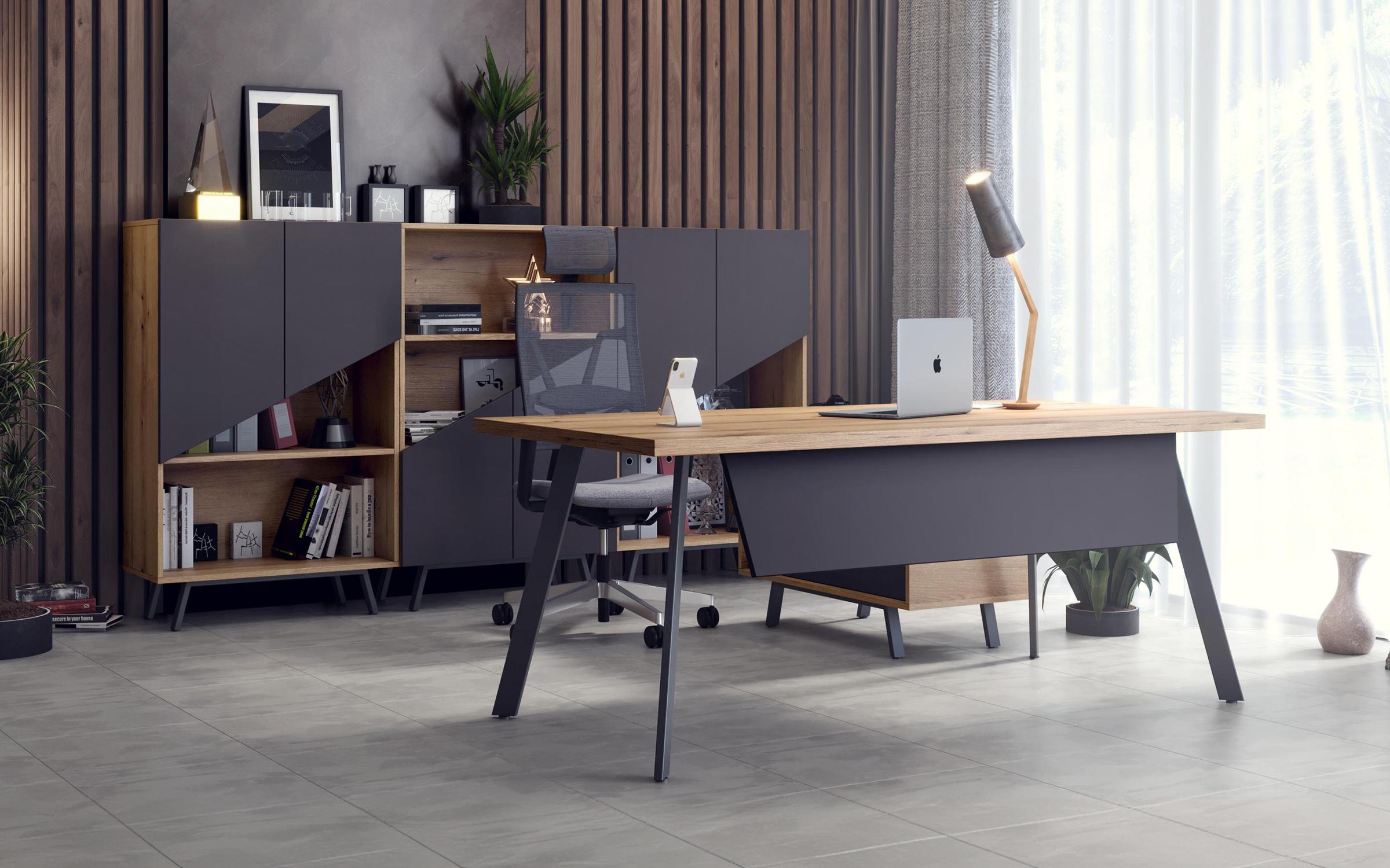 Office cabinet Tiron, Evoke oak  4