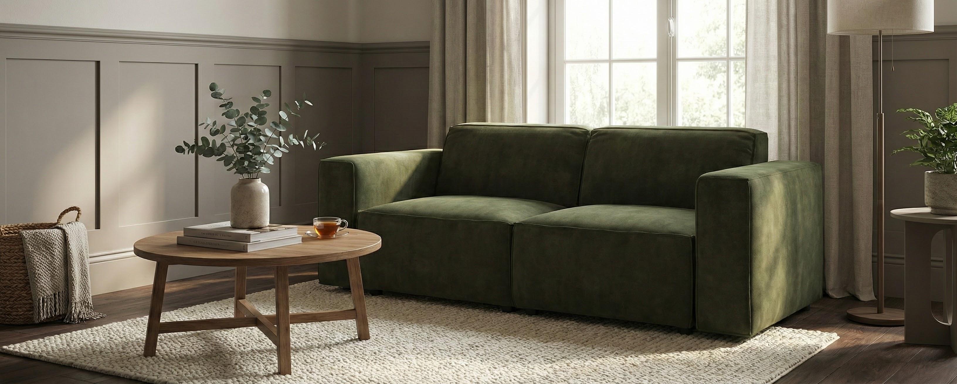 Modular Settee Verso, dark green  2
